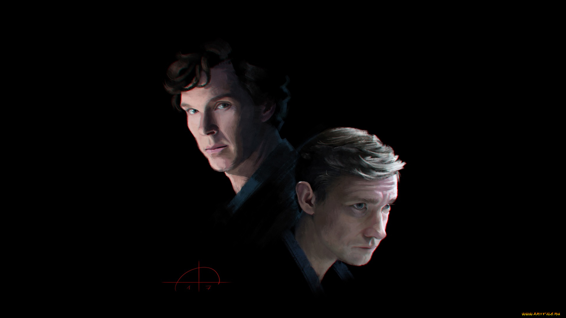 sherlock, bbc, рисованное, кино, sherlock, bbc