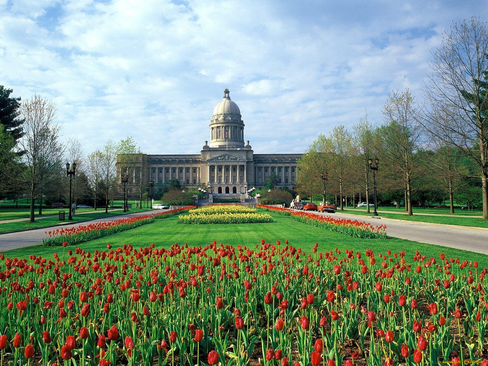 города, здания, дома, frankfort, kentucky