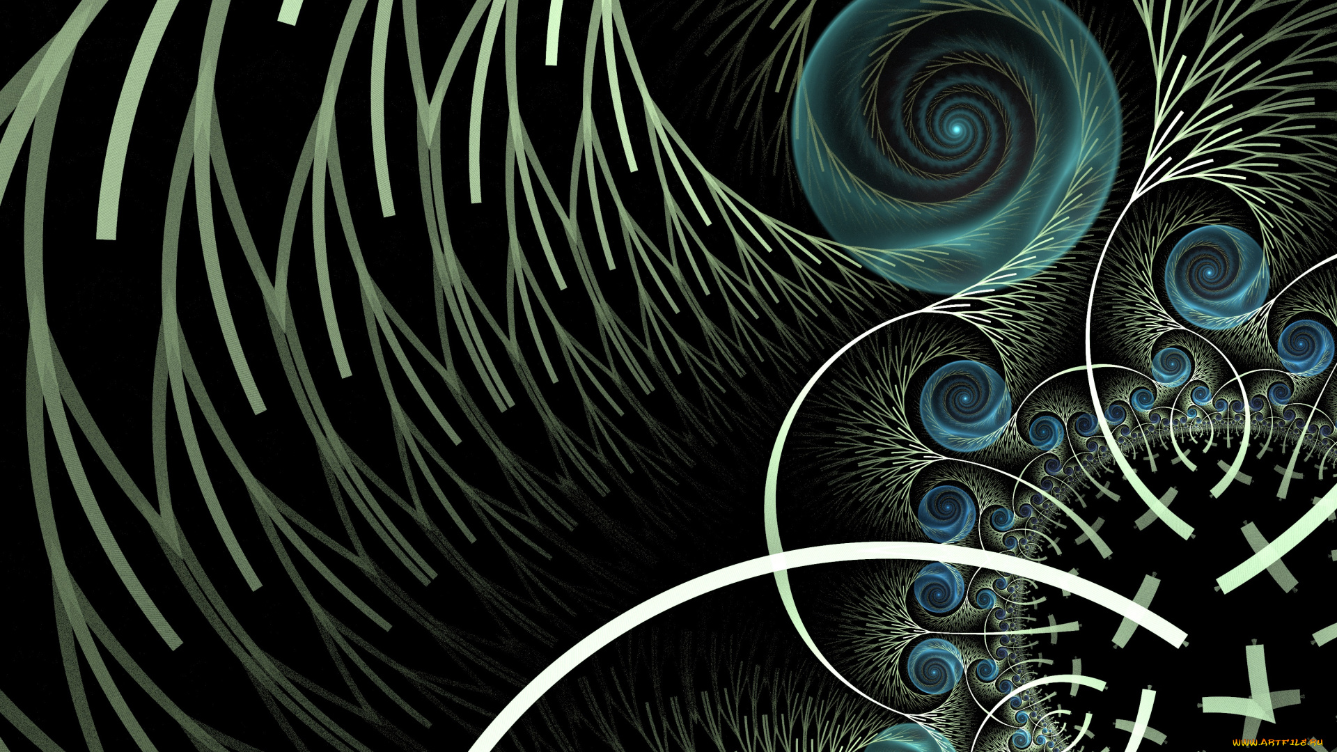 3д, графика, fractal, фракталы, фон, узор, цвета