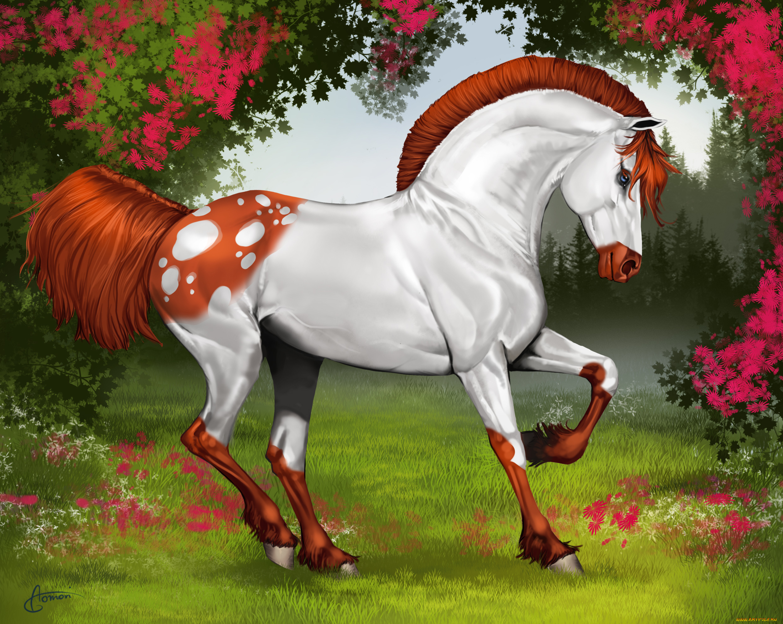 Лошадки лошадки л. Лошадь рисунок. Красивые лошади. Сказочный конь. Картинки лошадей красивые.