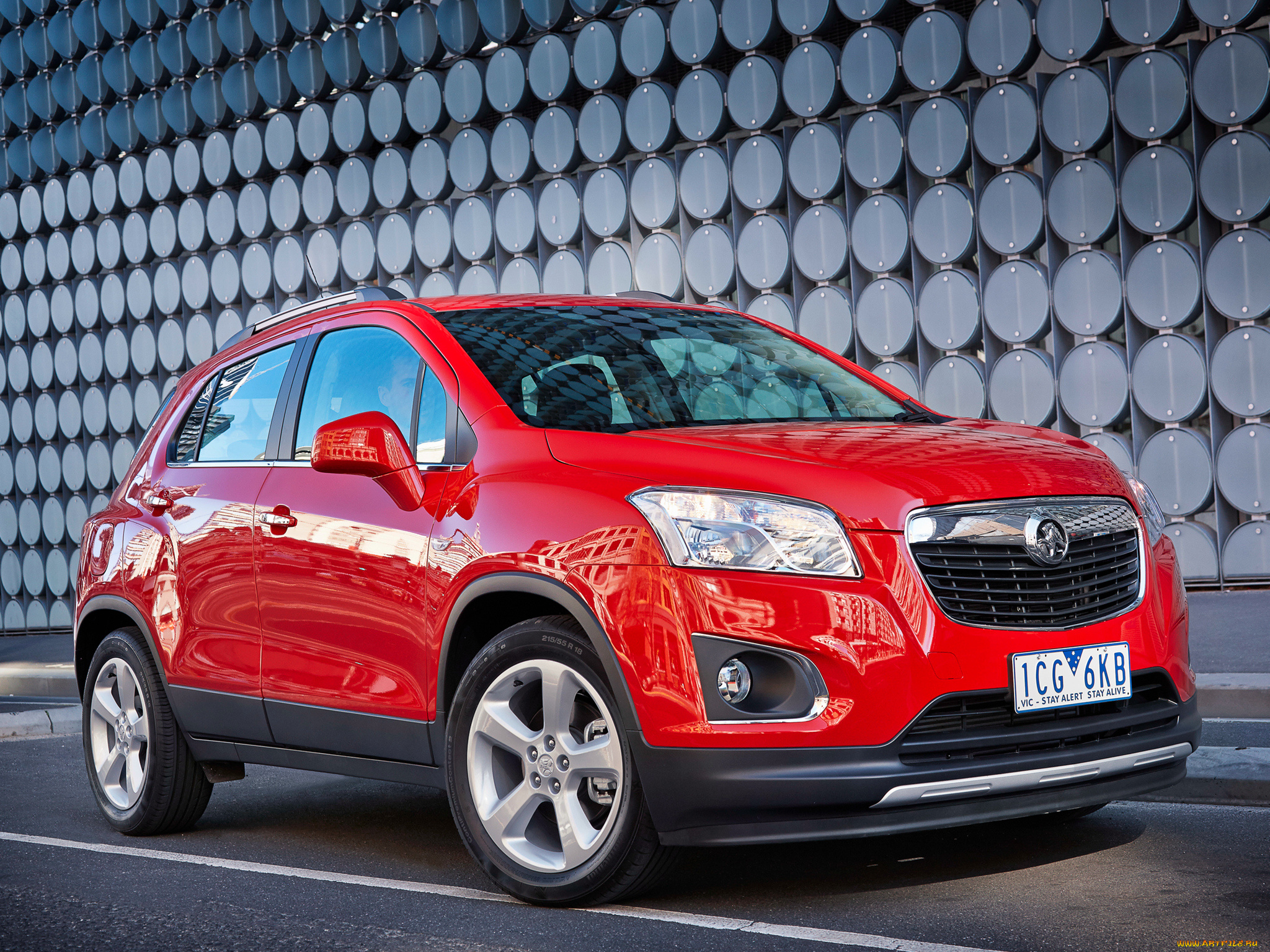 автомобили, holden, 2013г, красный, trax, ltz