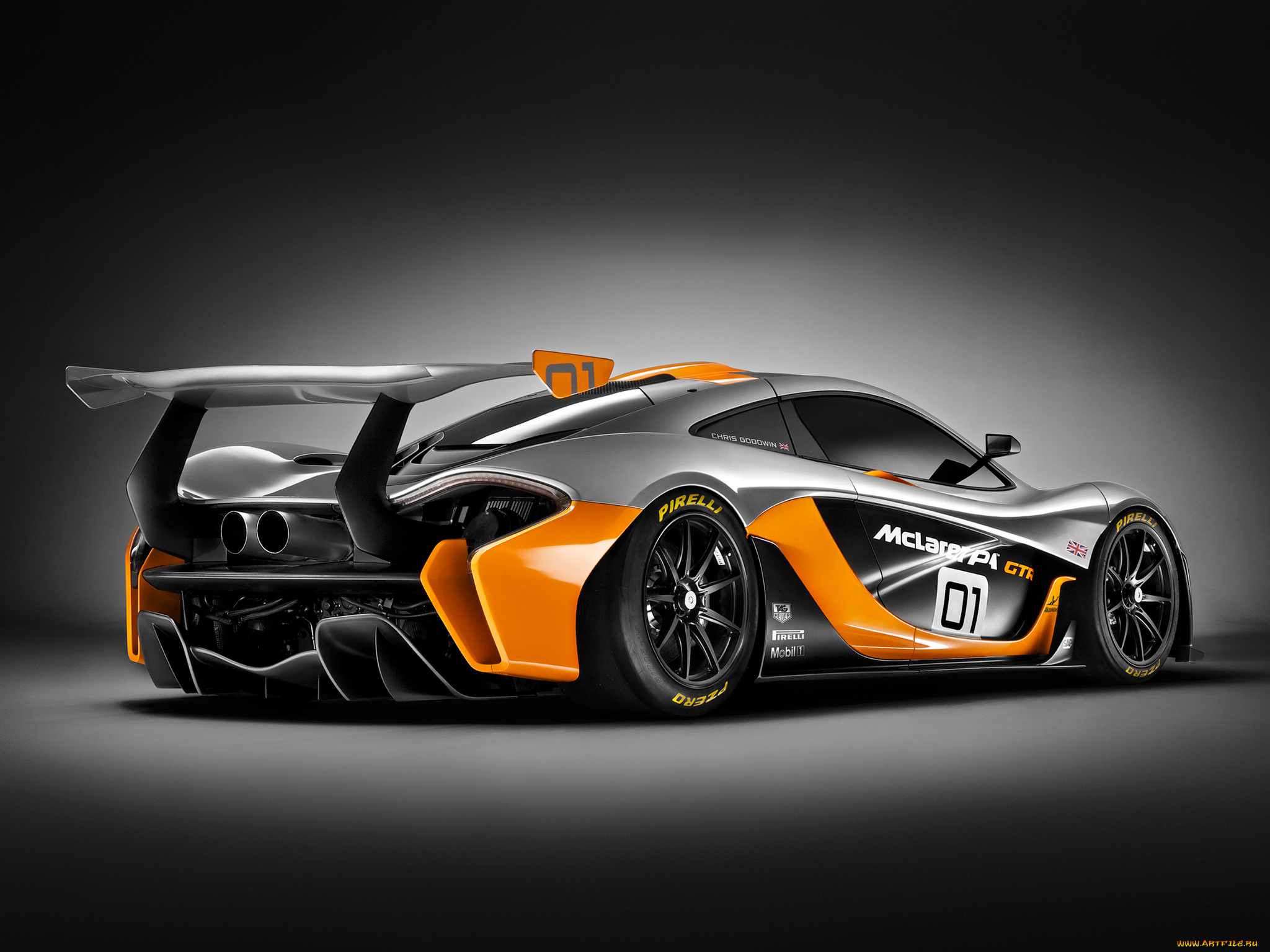 автомобили, mclaren, темный, 2014г, concept, gtr, p1