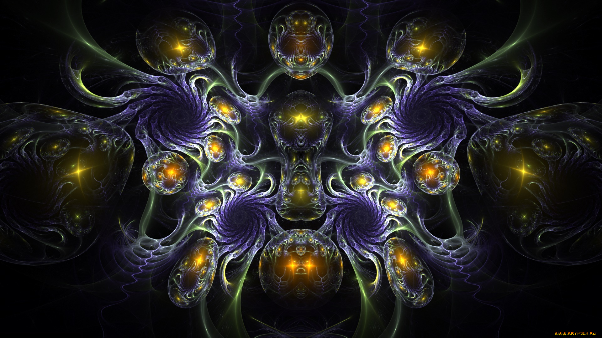 3д, графика, фракталы, , fractal, цвета, фон, узор