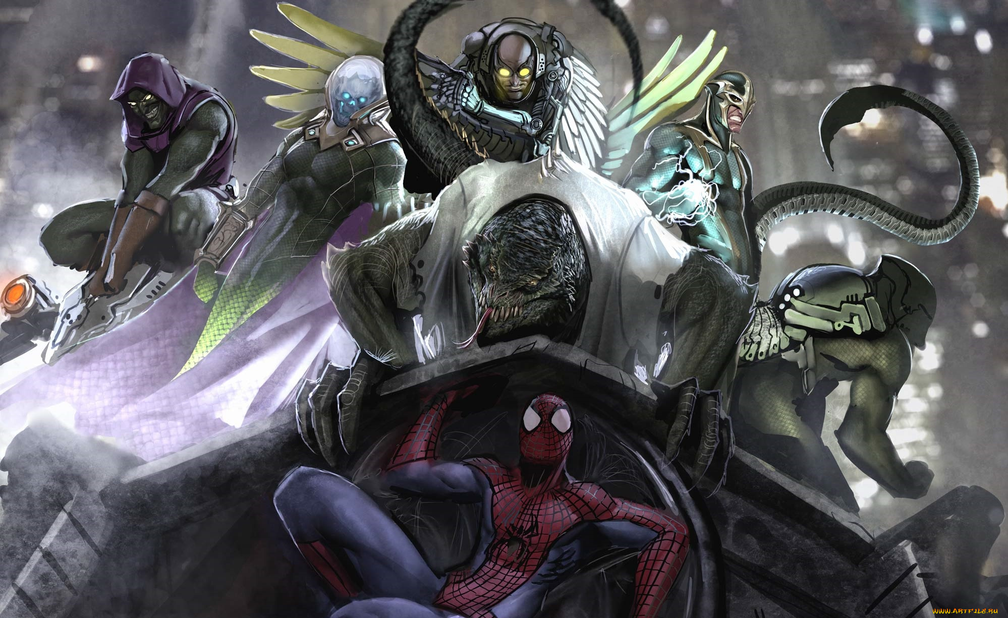 рисованное, комиксы, spiderman