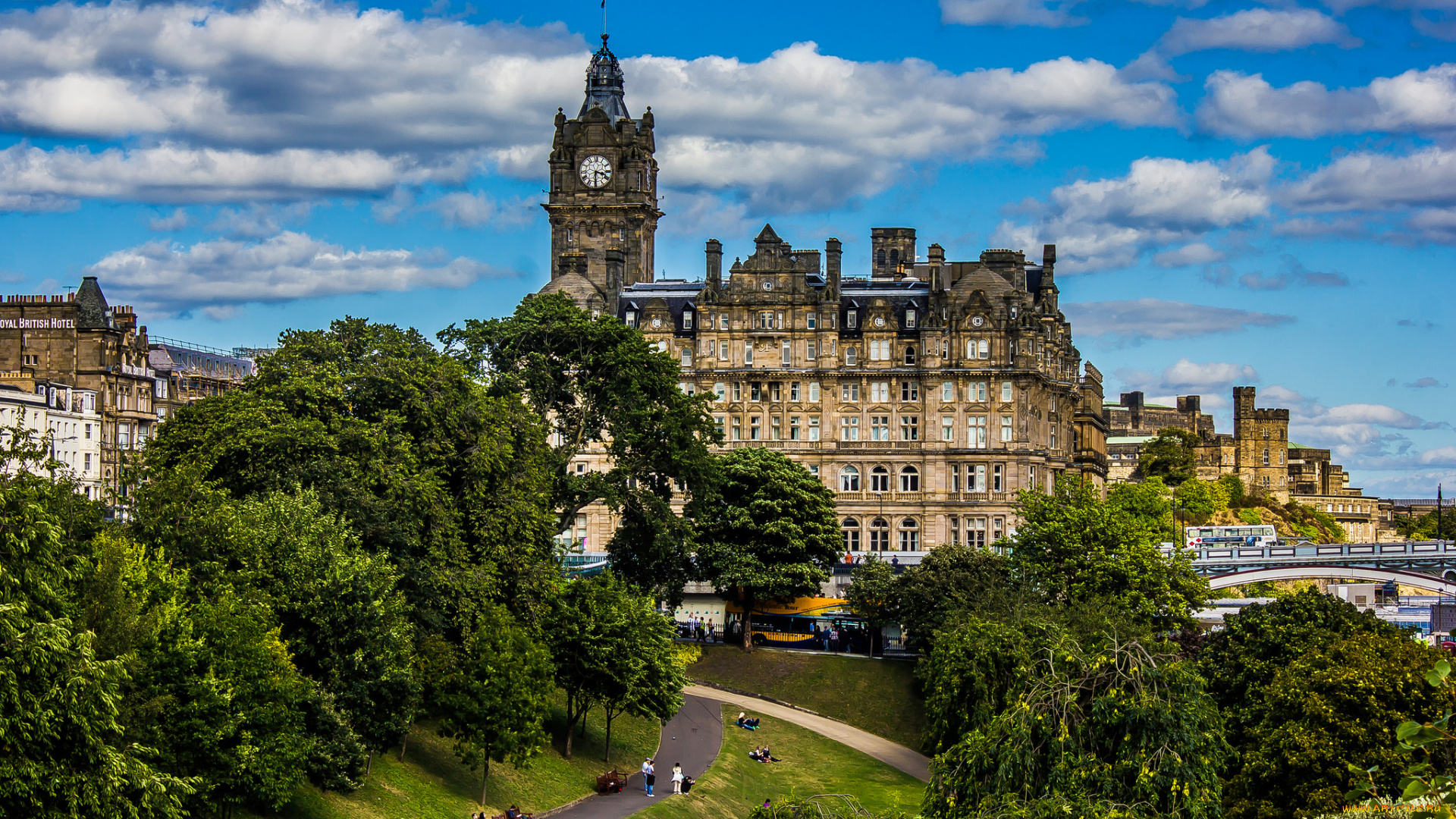 edinburgh, , scotland, города, шильонский, замок, , швейцария, панорама