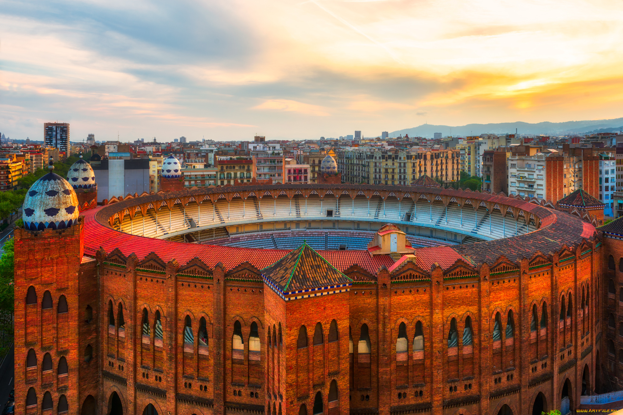 barcelona, города, барселона, , испания, панорама