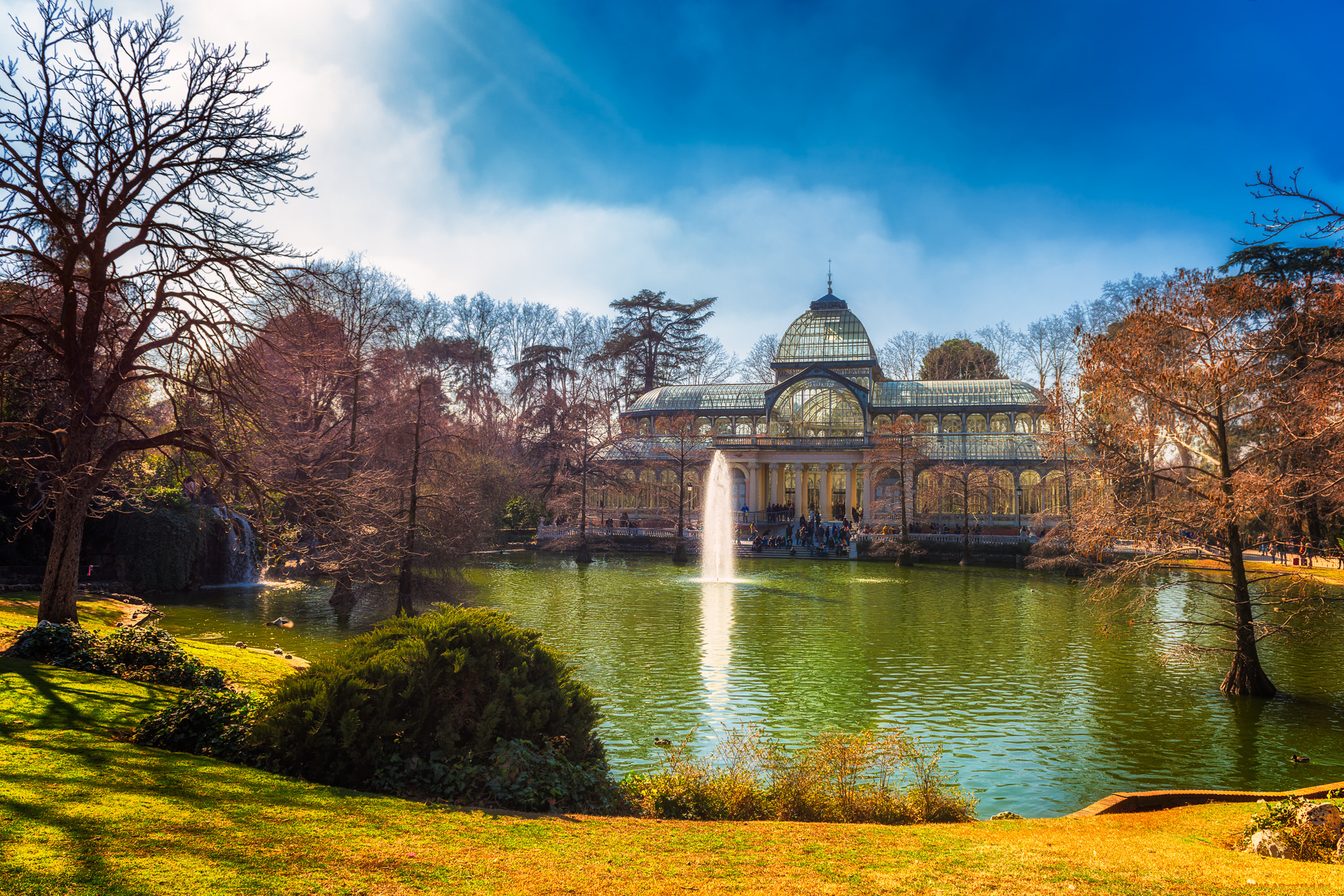 madrid, , buen, retiro, park, города, мадрид, , испания, парк