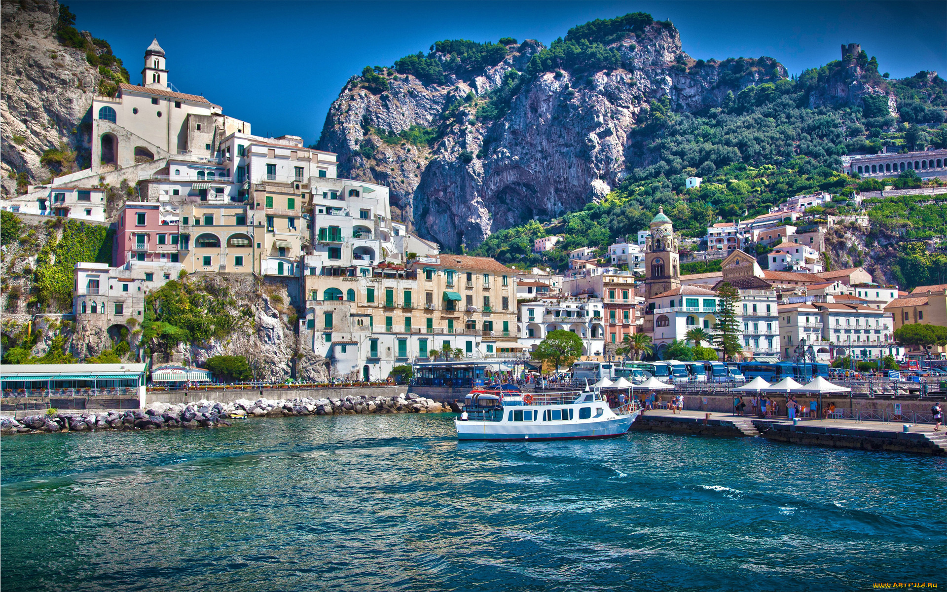 amalfi, italy, города, амальфийское, лигурийское, побережье, италия