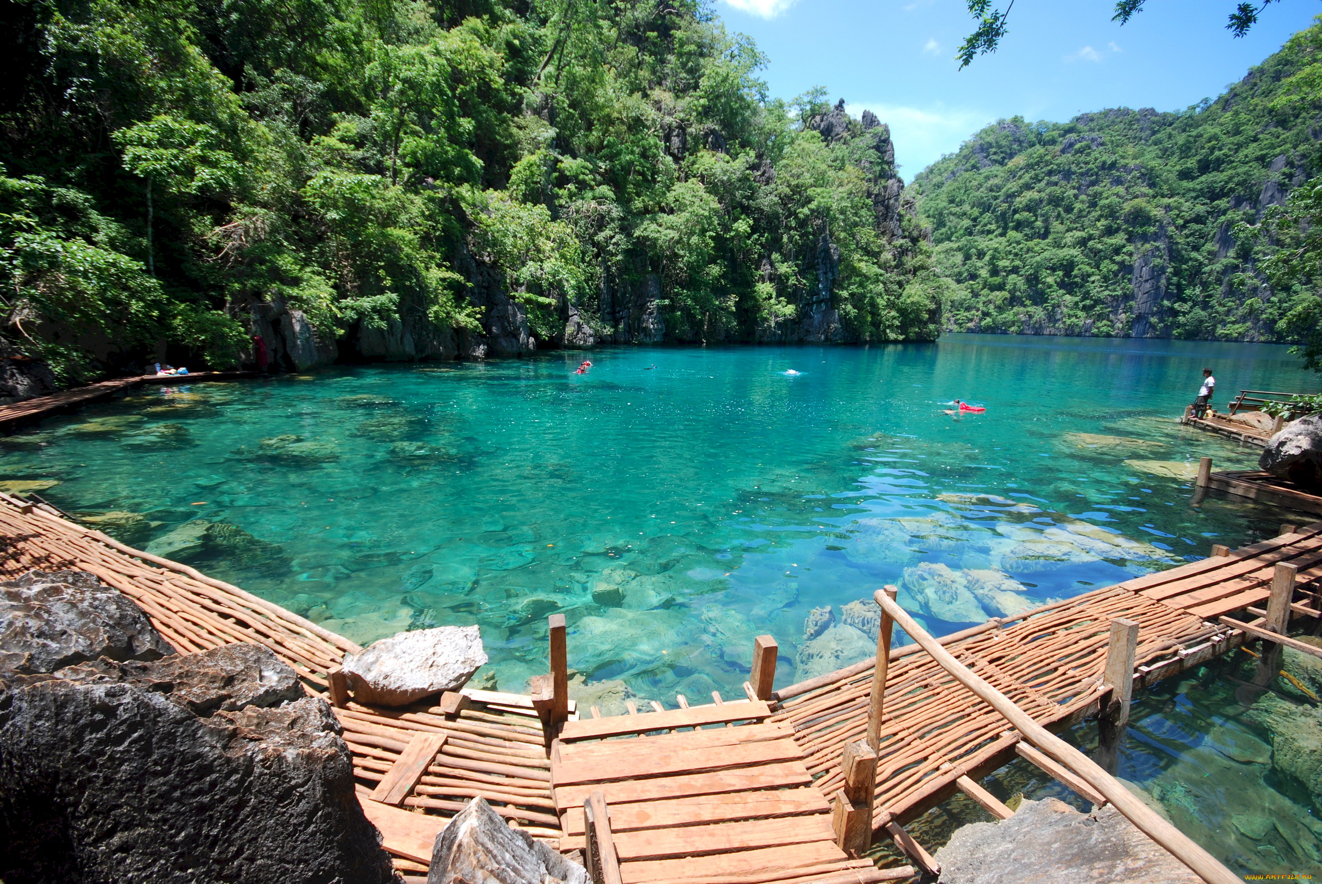 кayangan, lake, palawan, islands, филиппины, природа, реки, озера, озеро, тропики