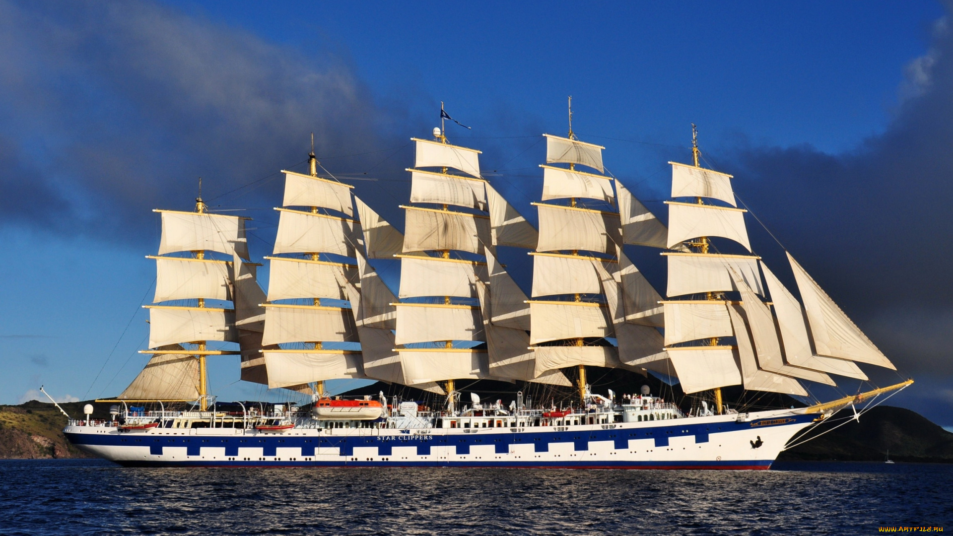 royal, clipper, корабли, парусники, парусник, море