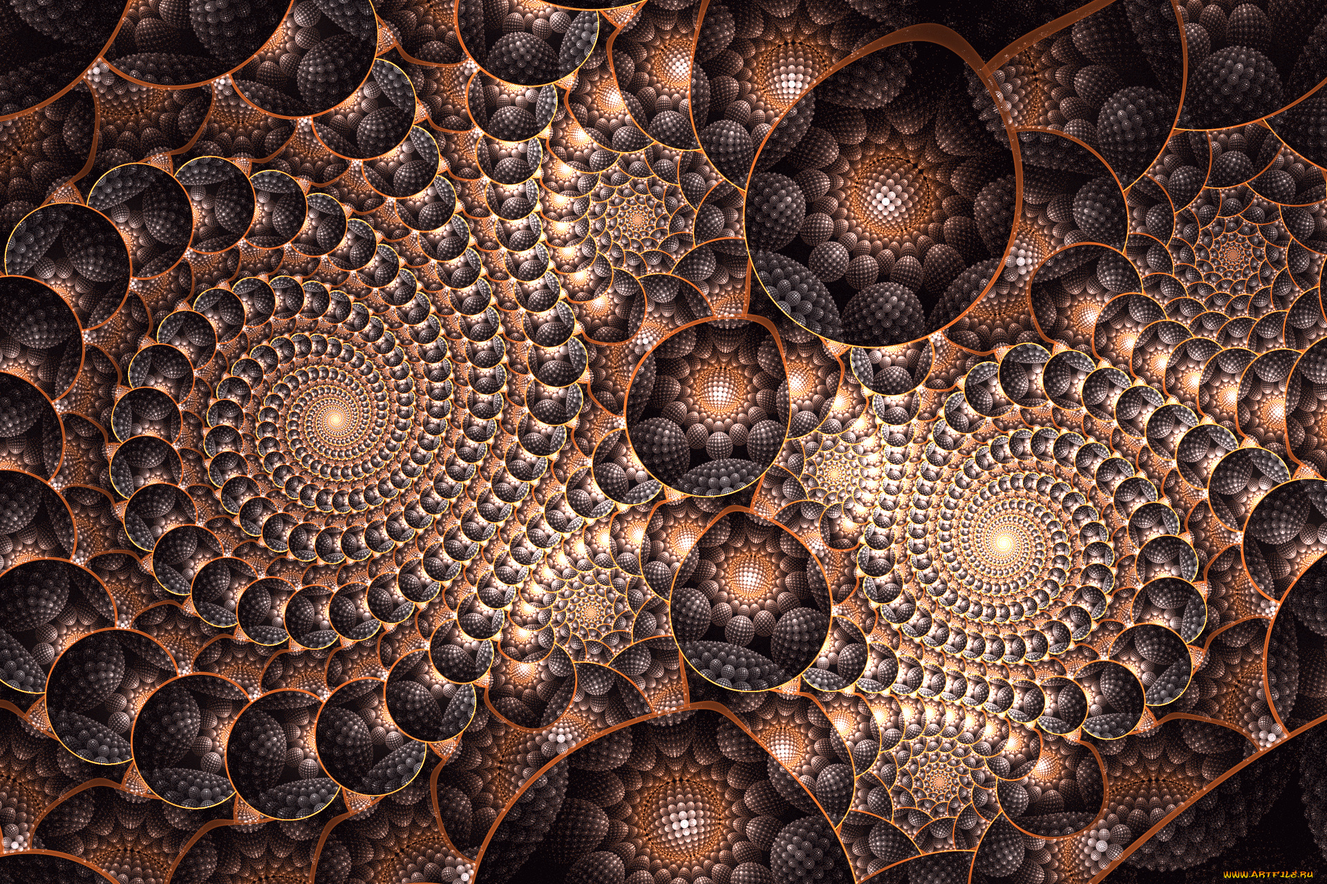 3д, графика, фракталы, , fractal, узор, фон, цвета