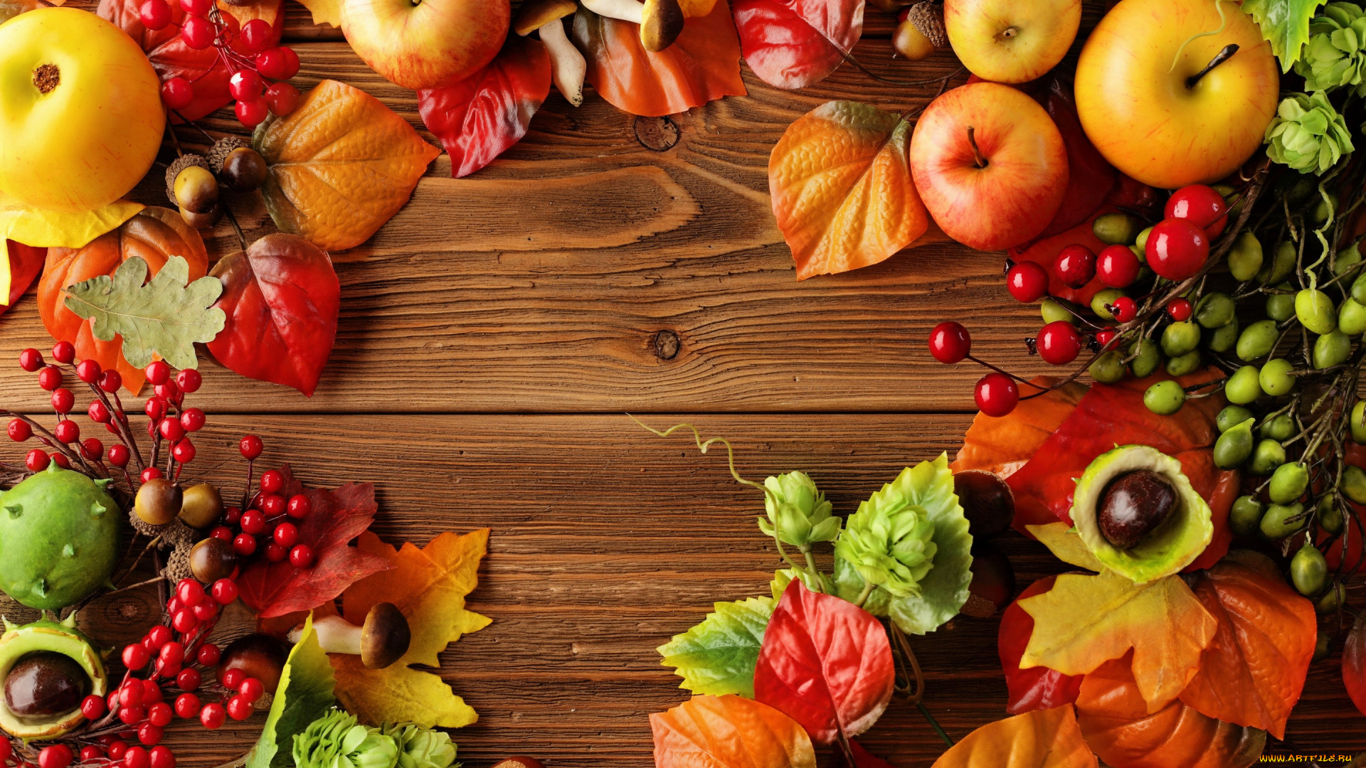 разное, ремесла, , поделки, , рукоделие, autumn, leaves, berries, still, life, harvest, fruit, apples, натюрморт, яблоки, листья, осень