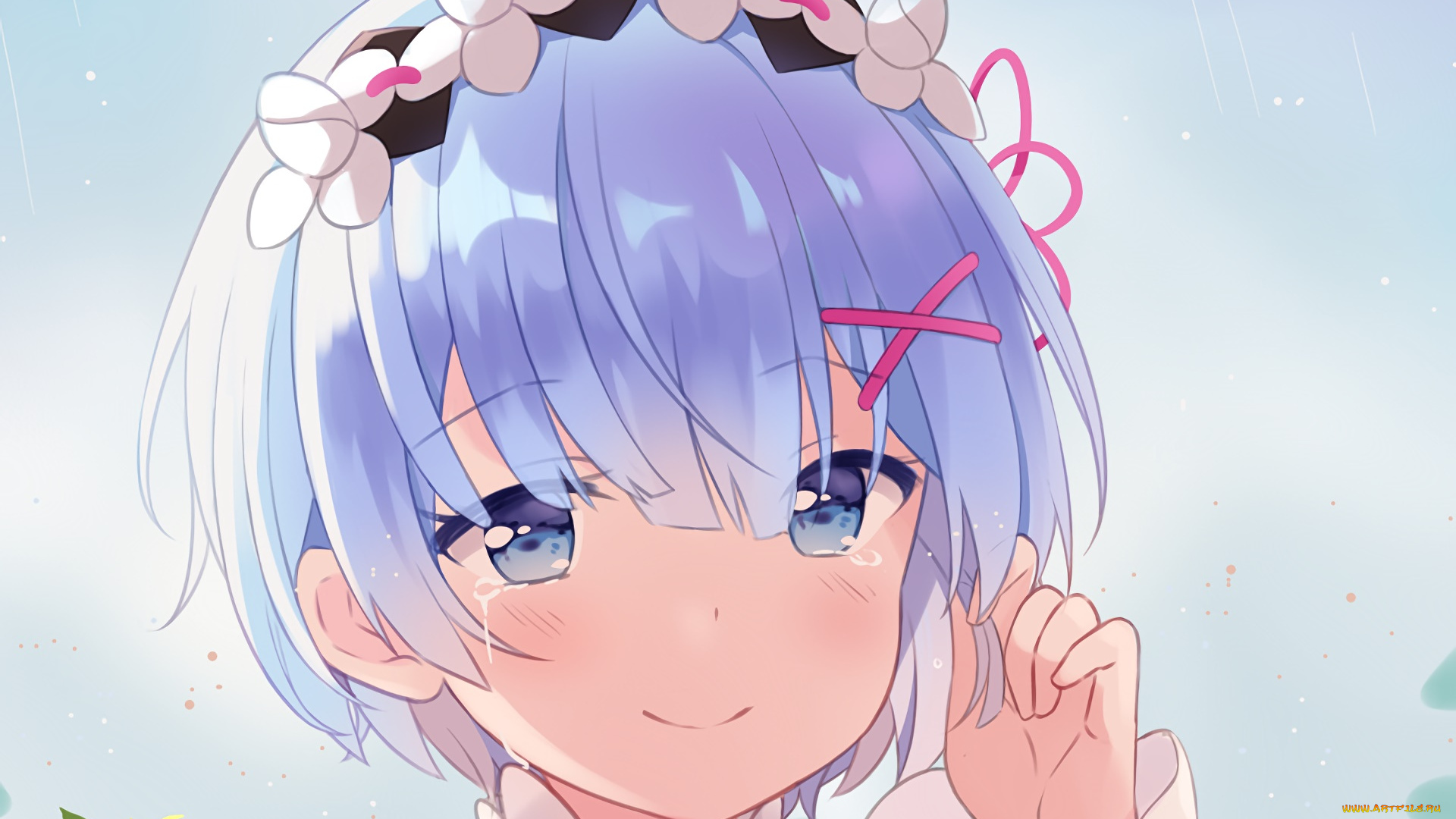 аниме, re, , zero, kara, hajimeru, isekai, seikatsu, взгляд, девушка, фон