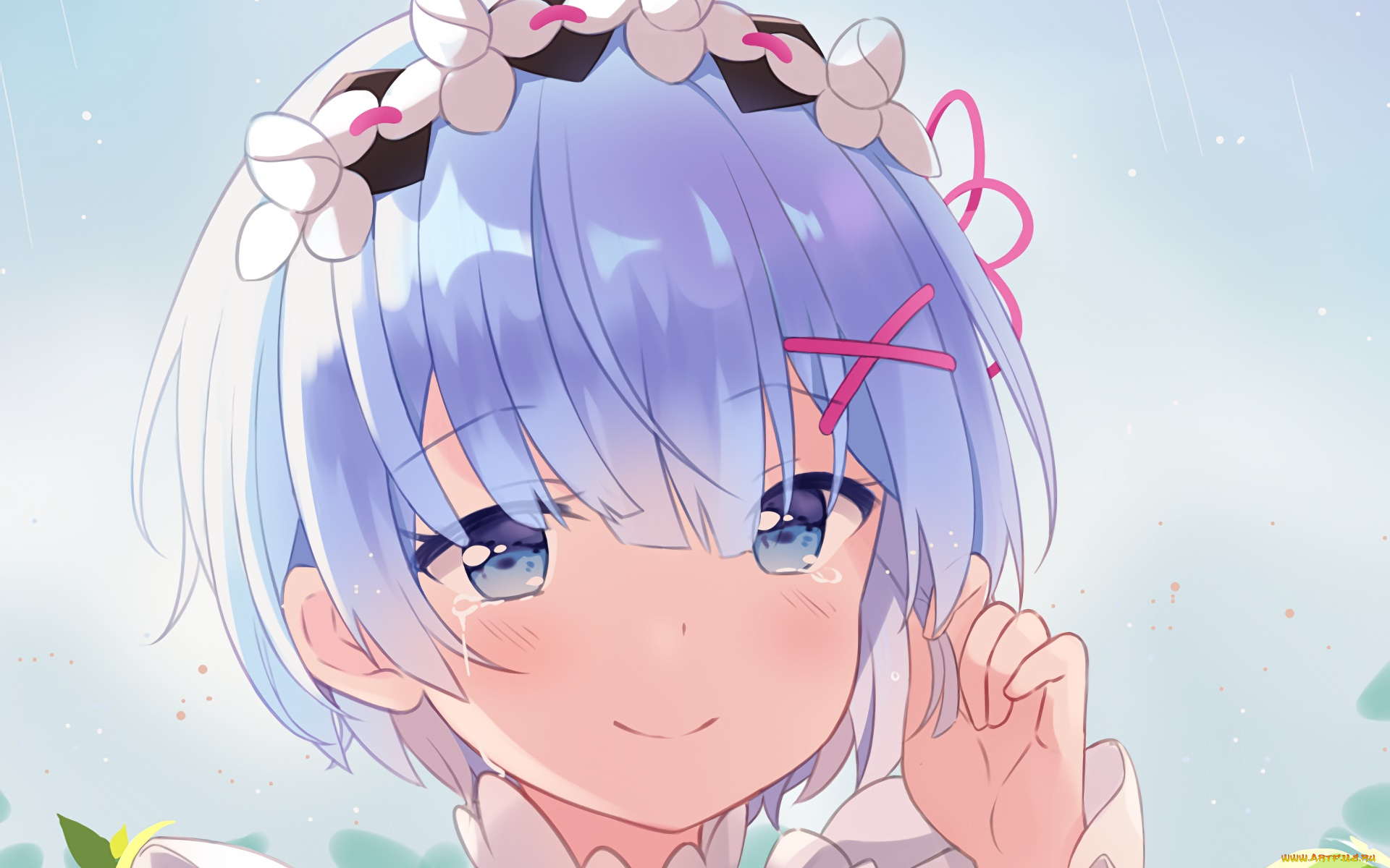 аниме, re, , zero, kara, hajimeru, isekai, seikatsu, взгляд, девушка, фон