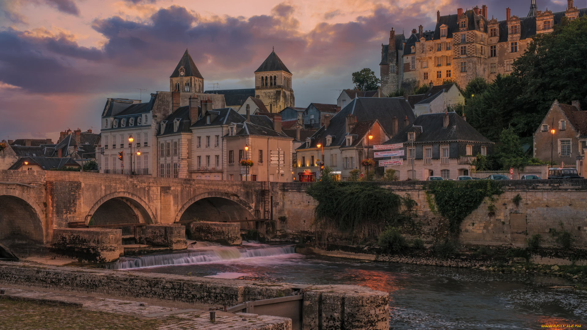 saint, aignan, города, -, панорамы, простор