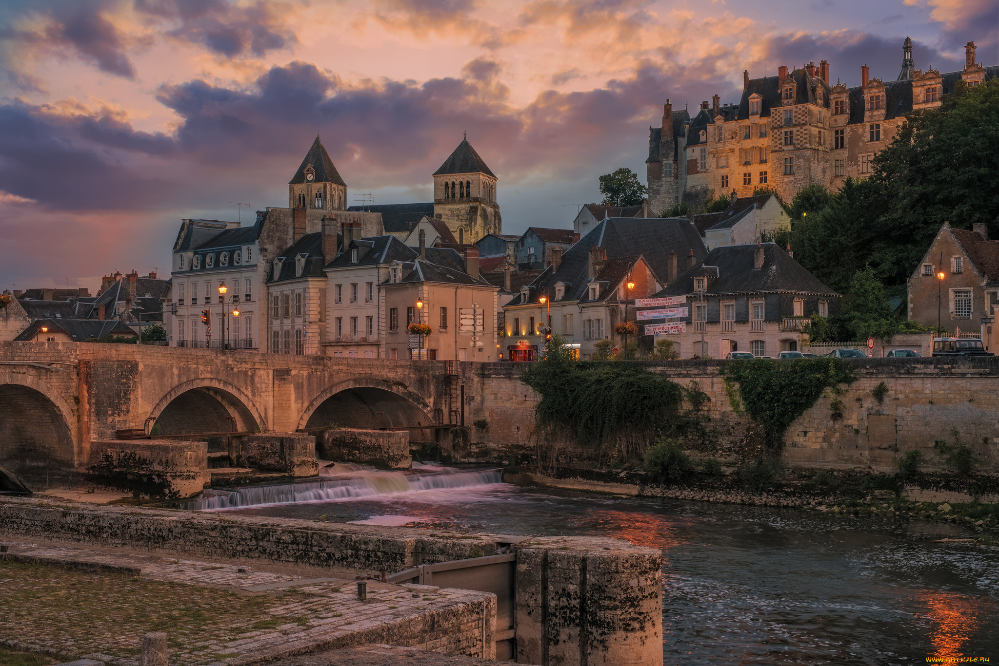 saint, aignan, города, -, панорамы, простор