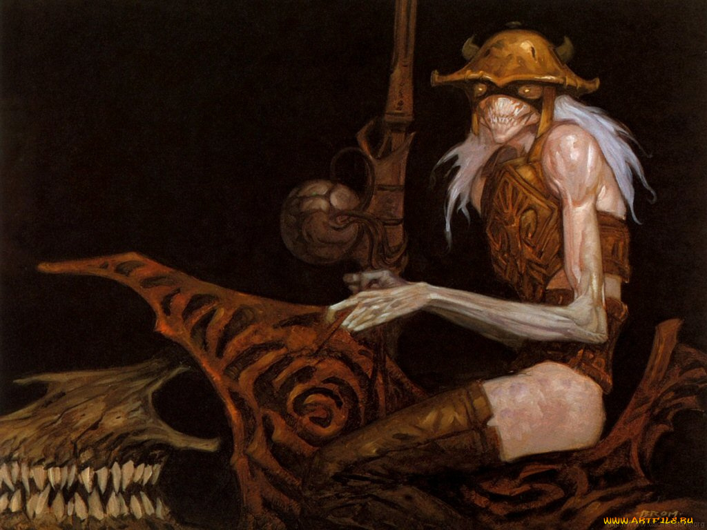 gerald, brom, фэнтези, нежить