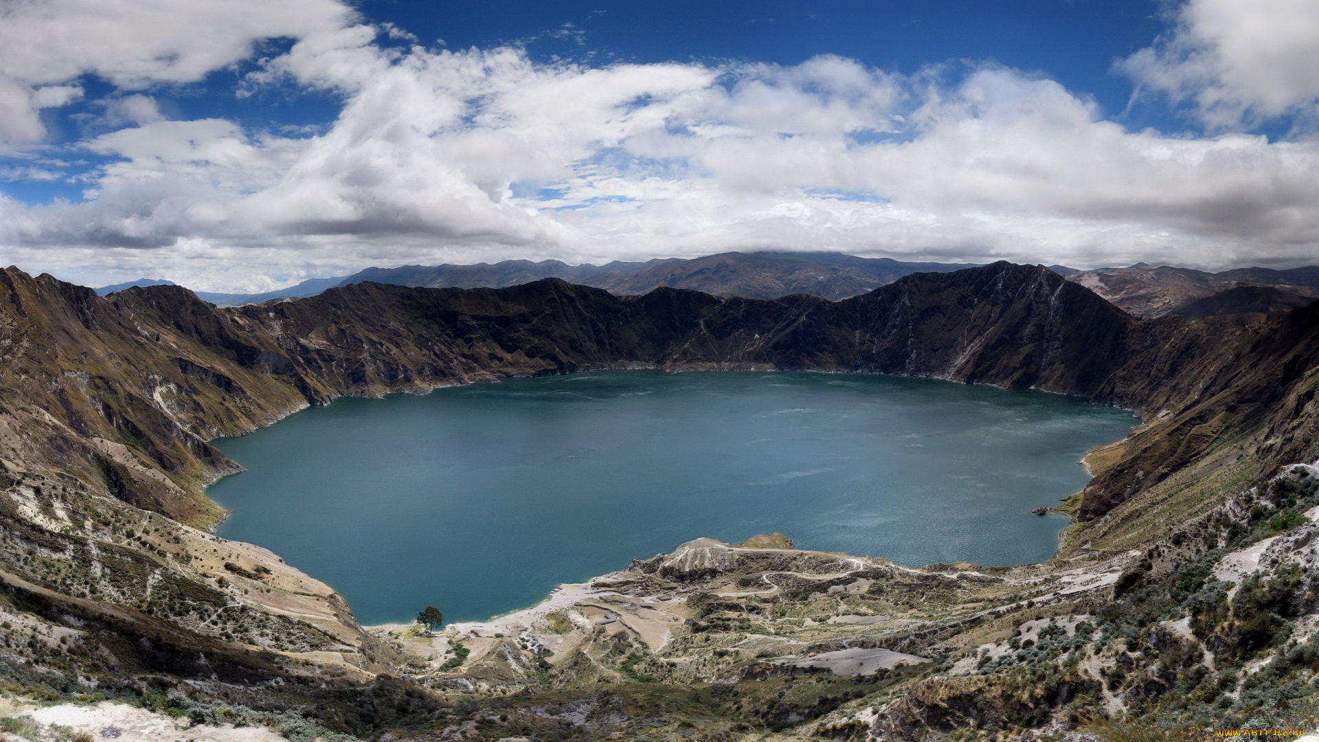 природа, реки, озера, crater, lake