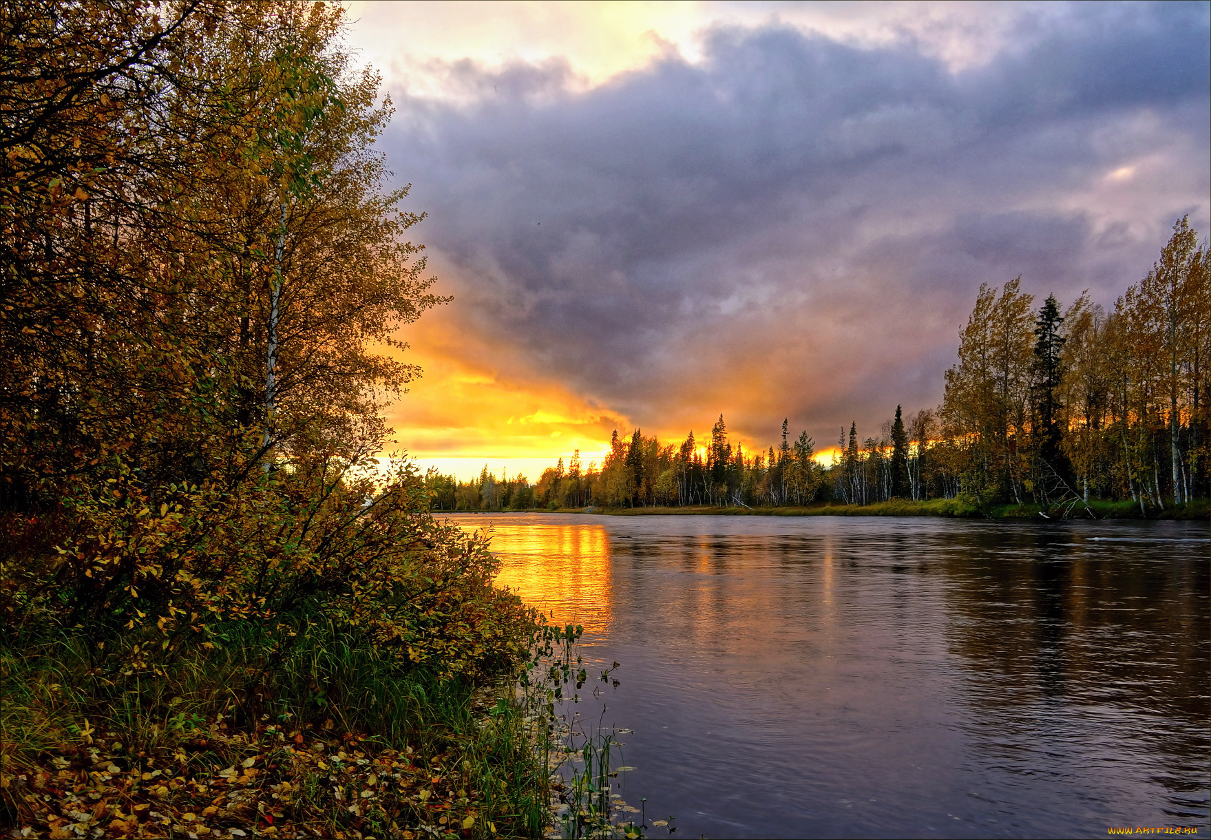 природа, восходы, закаты, hdr