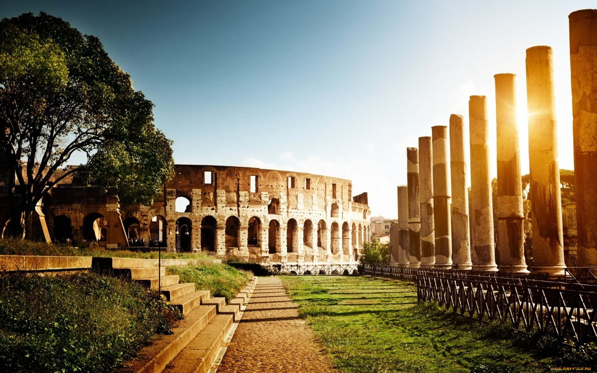 колизей, города, рим, ватикан, италия, мир, история, античный
