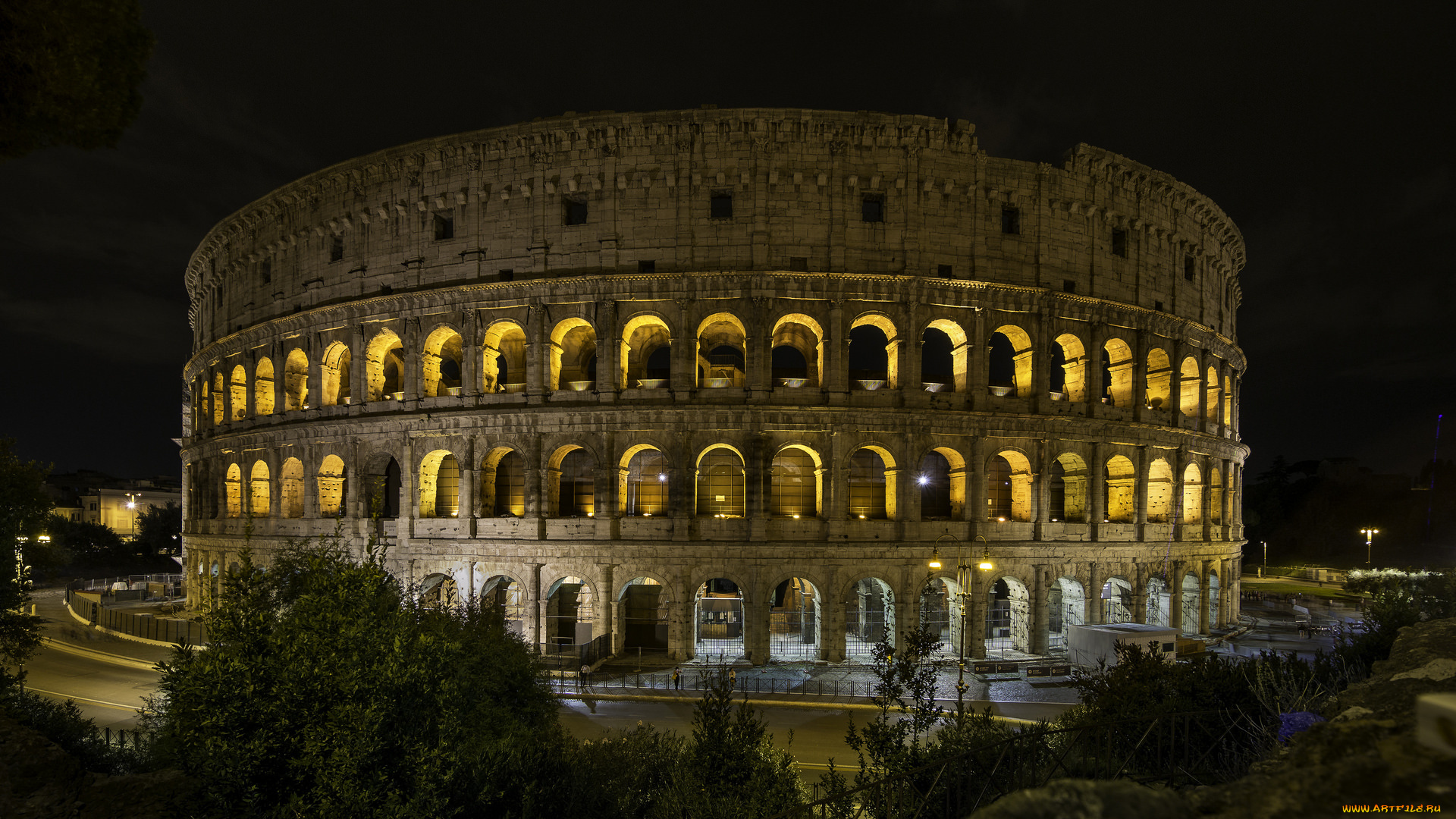 coliseum, города, рим, , ватикан, , италия, античность, колизей