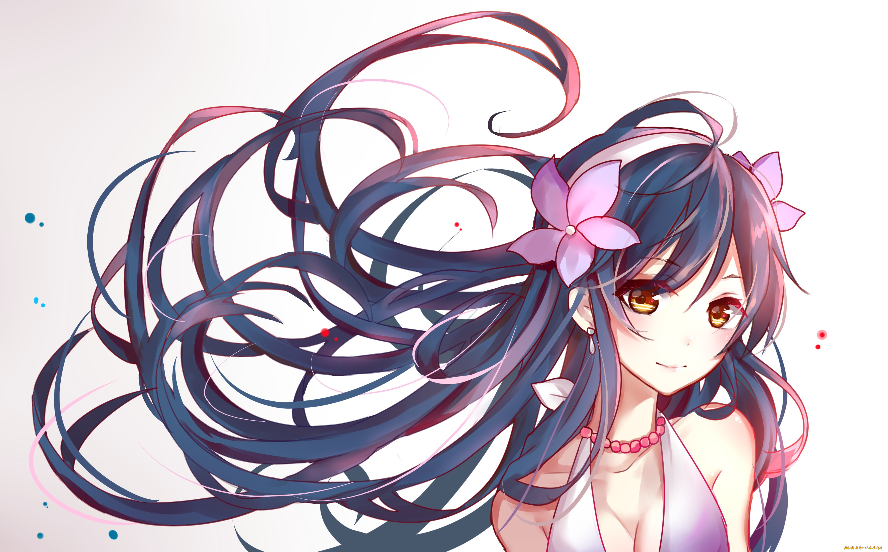 аниме, love, live, , school, idol, project, волосы, взгляд, девочка, арт, akira, ying, love, live, school, idol, project, sonoda, umi