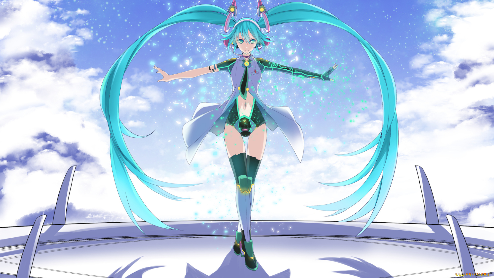 аниме, vocaloid, hatsune, miku