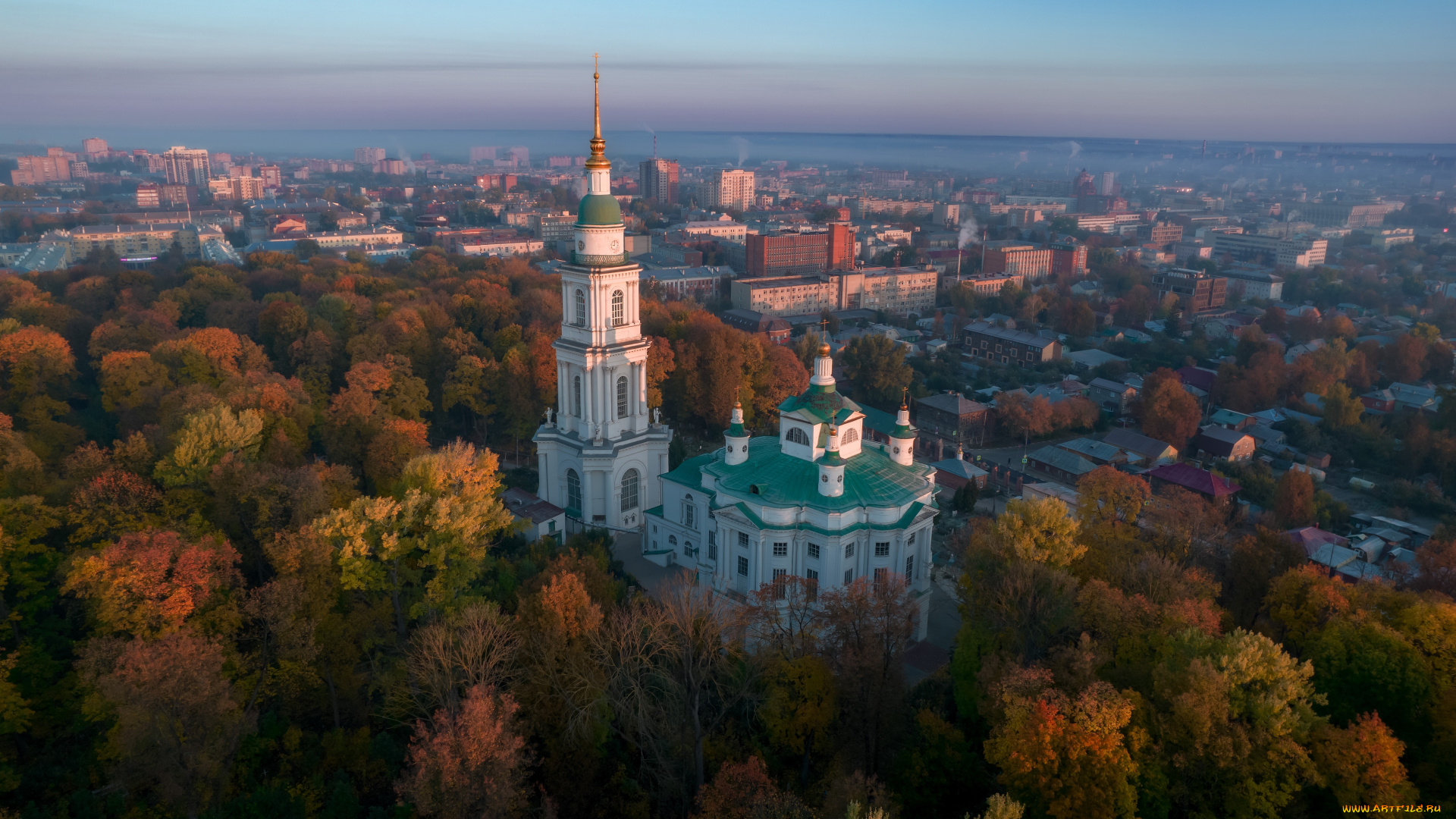 города, -, православные, церкви, , монастыри, oceнь, кафедральный, собор, всех, святых, тула, рoссия