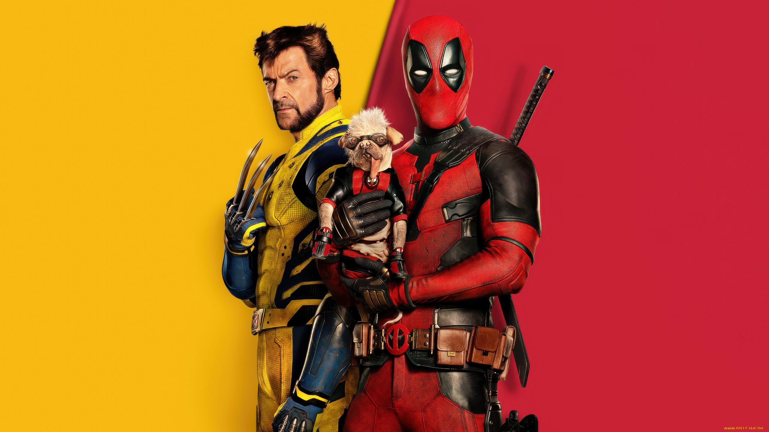 deadpool, &, wolverine, , , , 2024, , кино, фильмы, deadpool, &, wolverine, дэдпул, и, росомаха, фантастика, боевик, комедия, райан, рейнольдс, хью, джекман, пoстeр, marvel