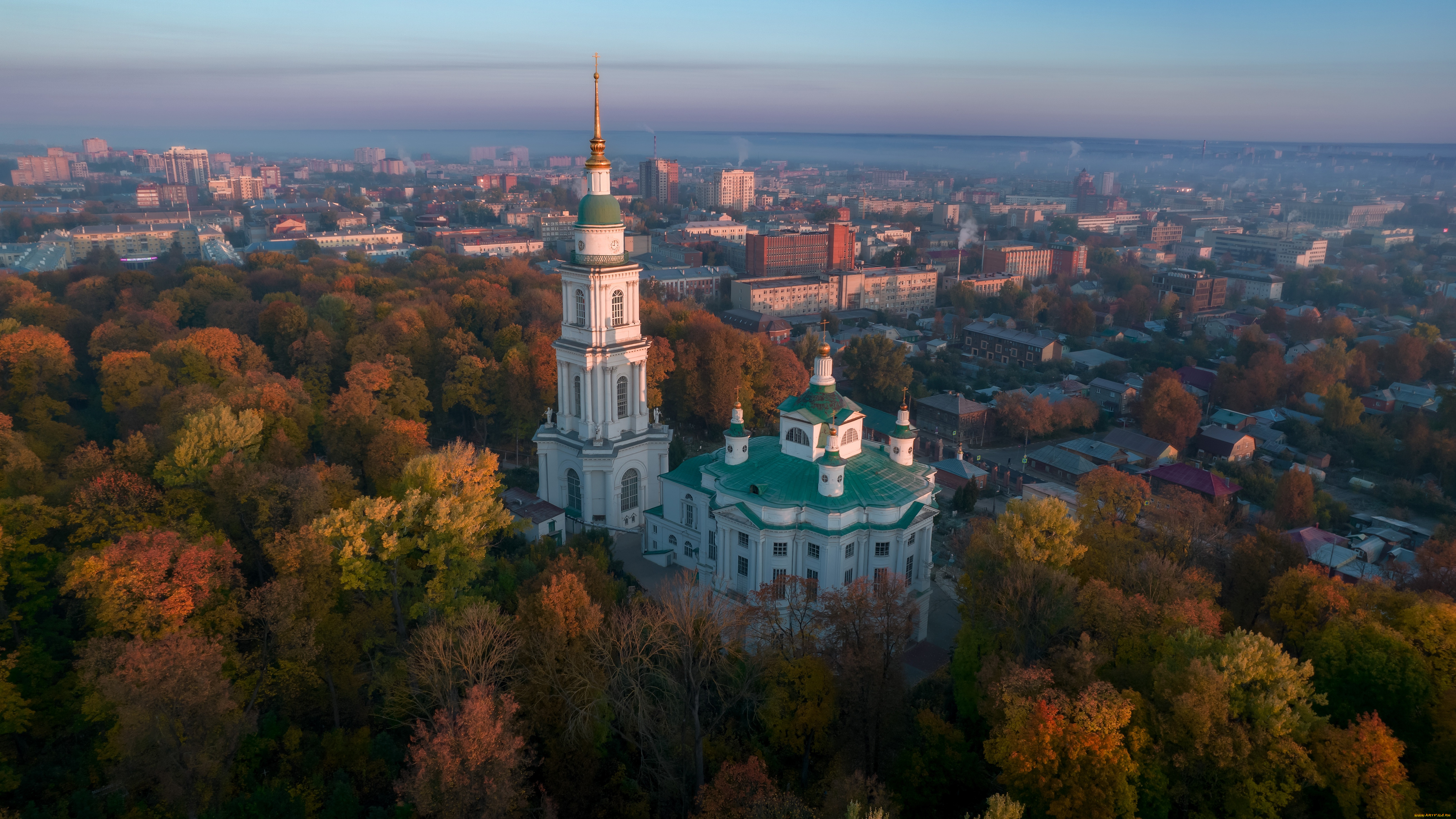 города, -, православные, церкви, , монастыри, oceнь, кафедральный, собор, всех, святых, тула, рoссия