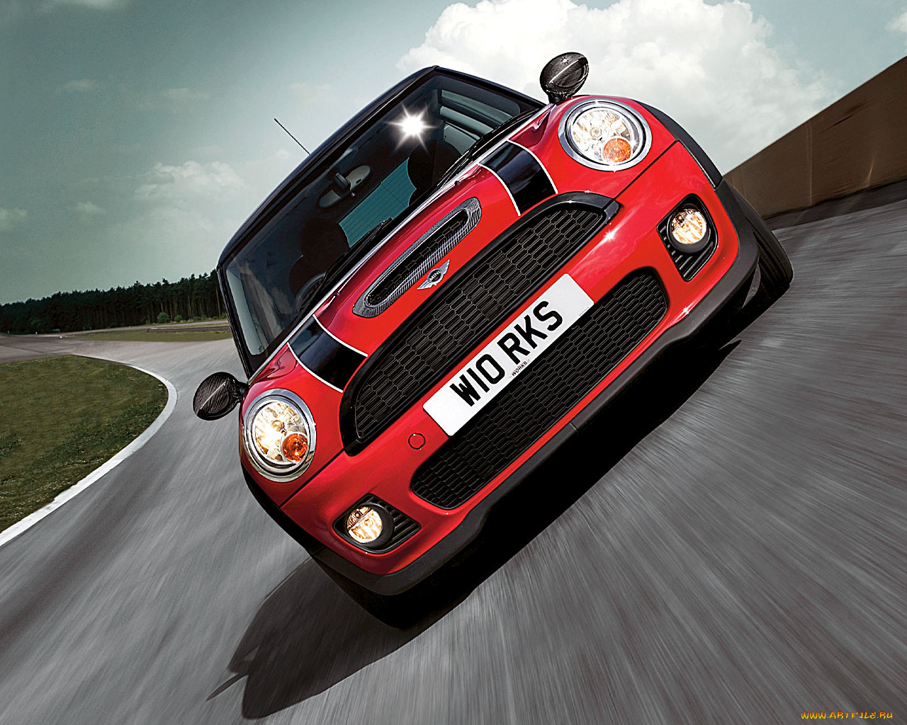 mini, 2007, john, cooper, works, автомобили