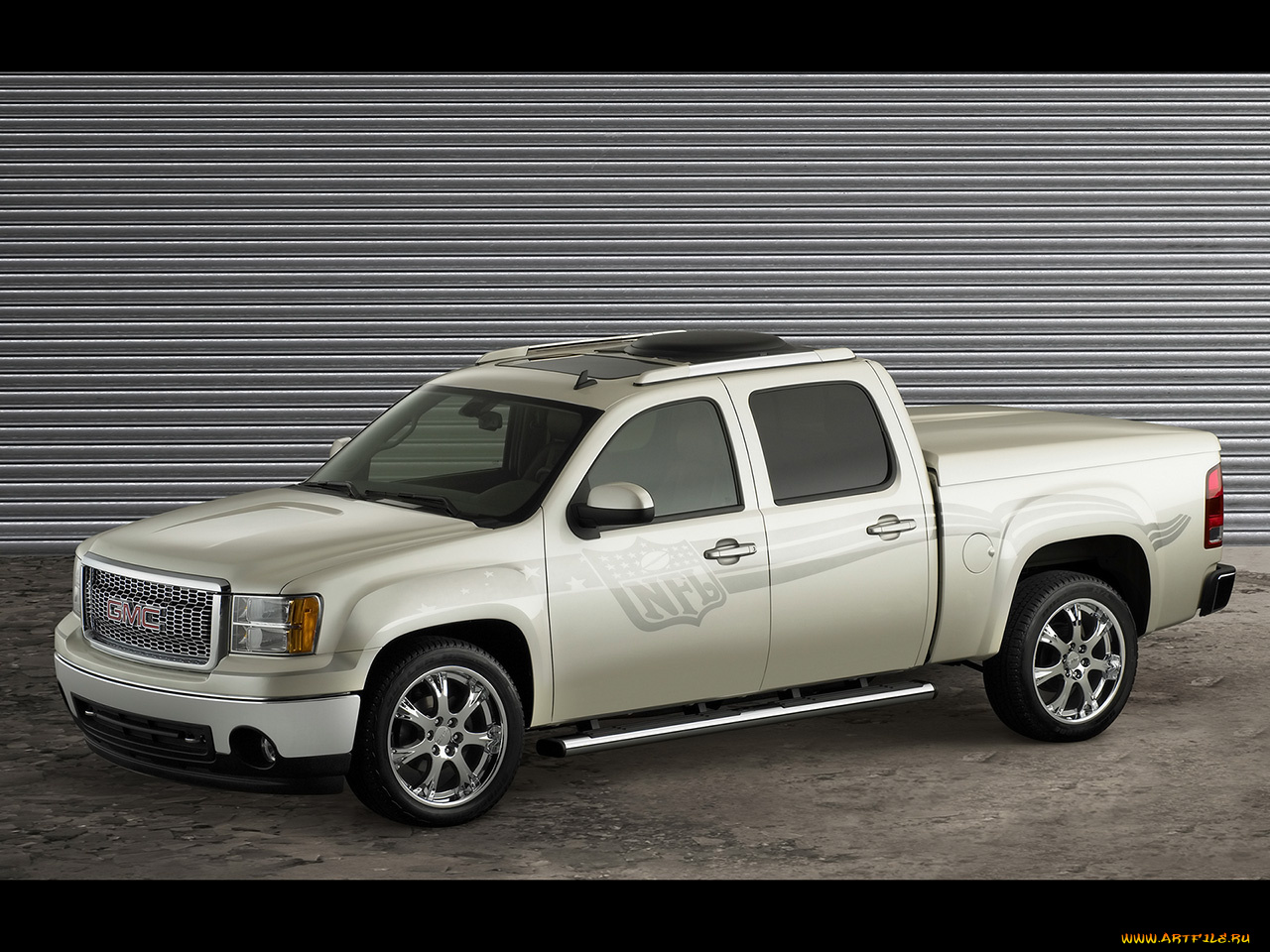 2006, gmc, sierra, nfl, crew, cab, автомобили, gm