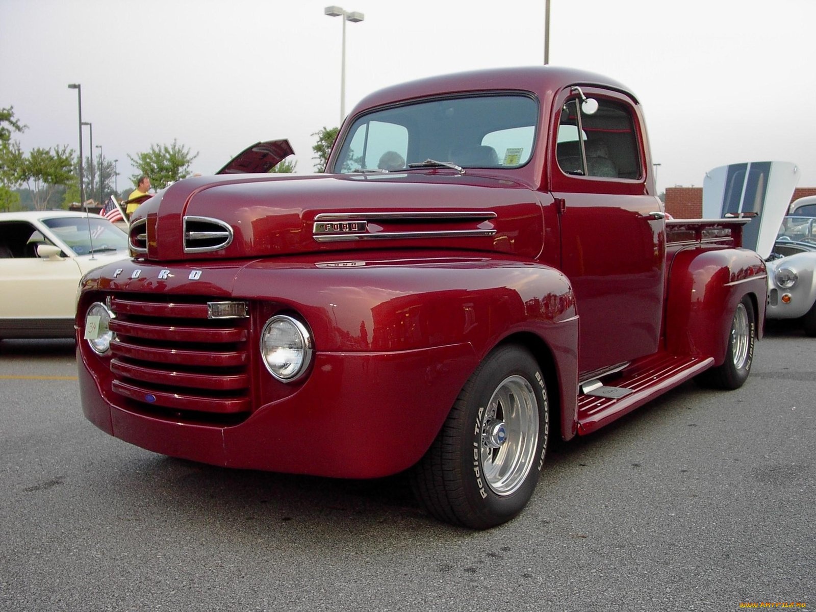 1950, ford, custom, pickup, classic, автомобили