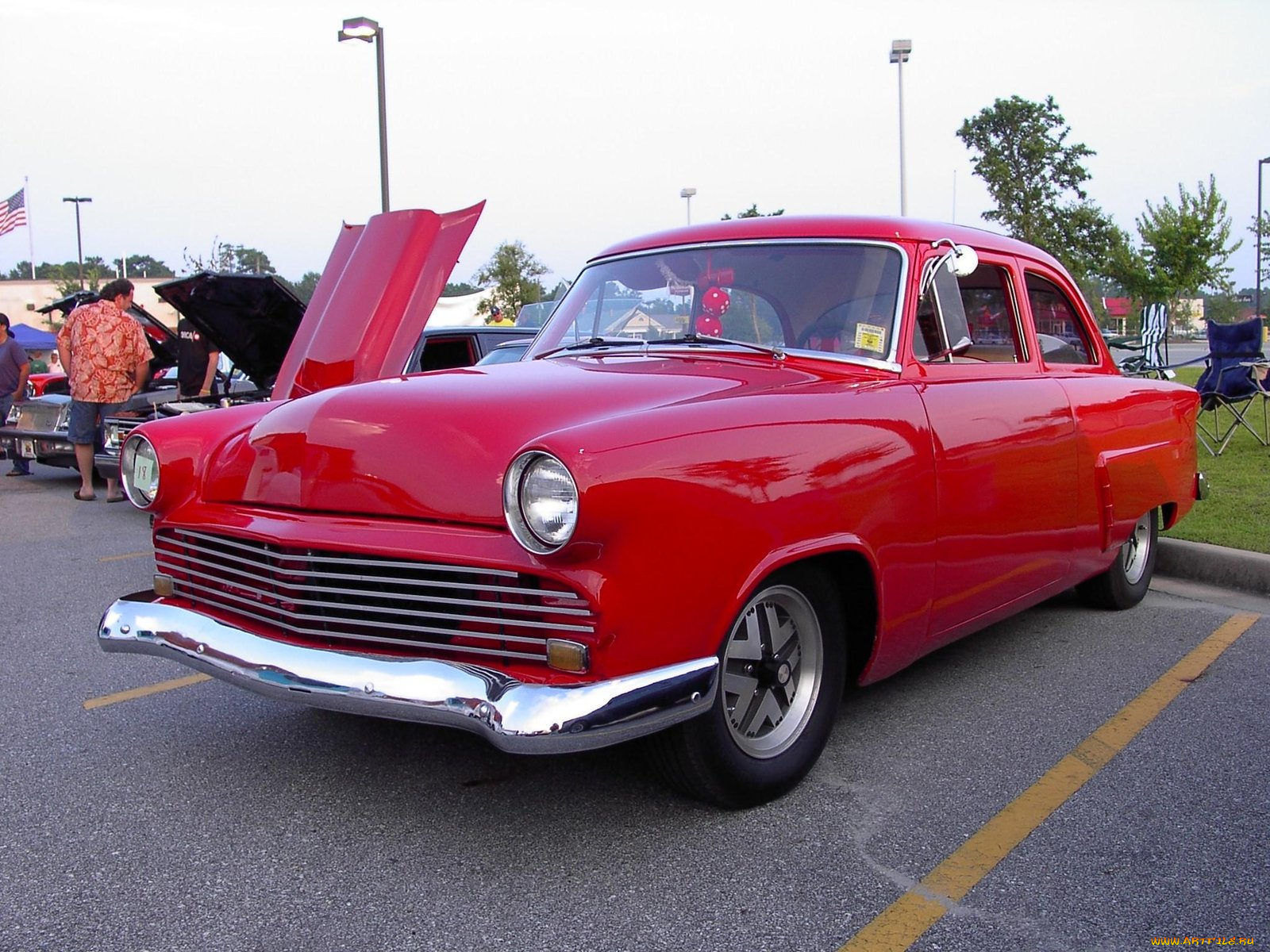 1953, ford, custom, sedan, classic, автомобили