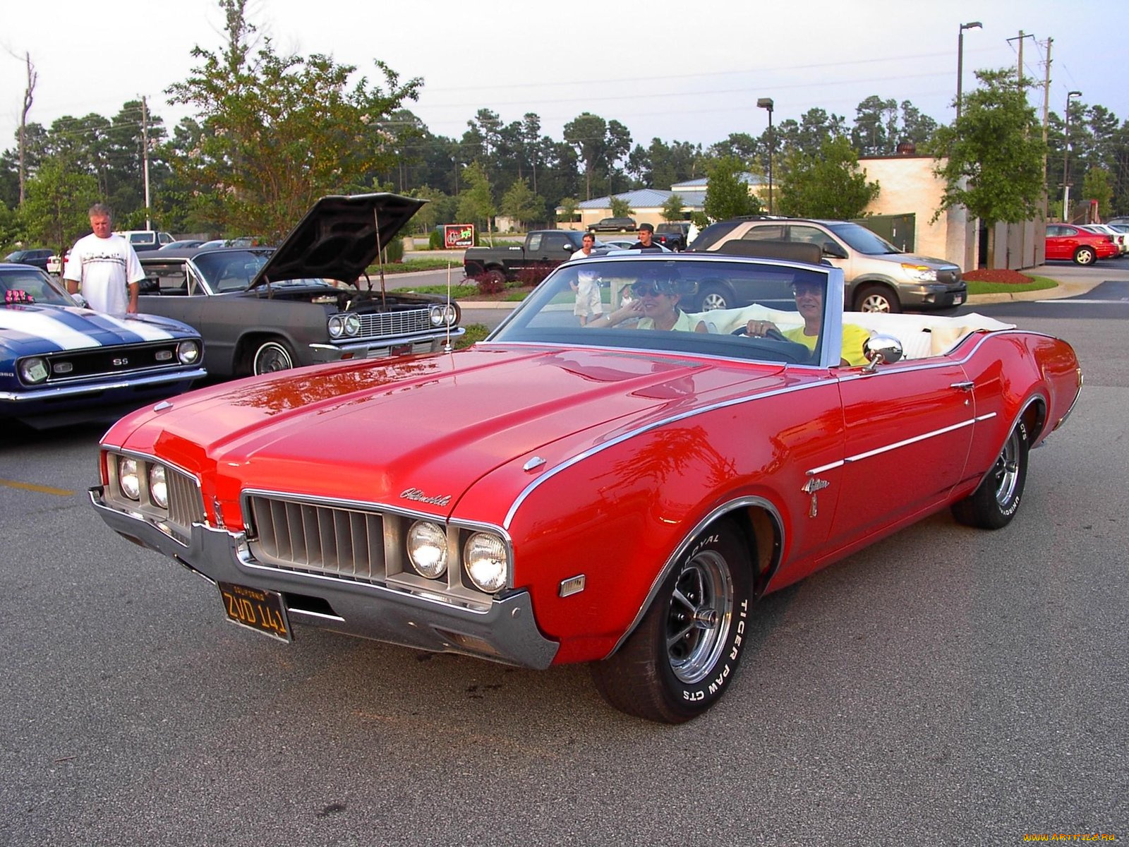 1969, oldsmobile, cutlass, convertible, classic, автомобили