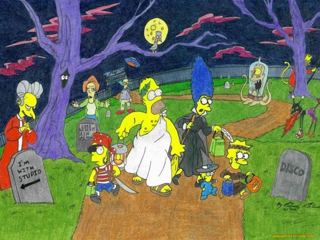 мультфильмы, the, simpsons