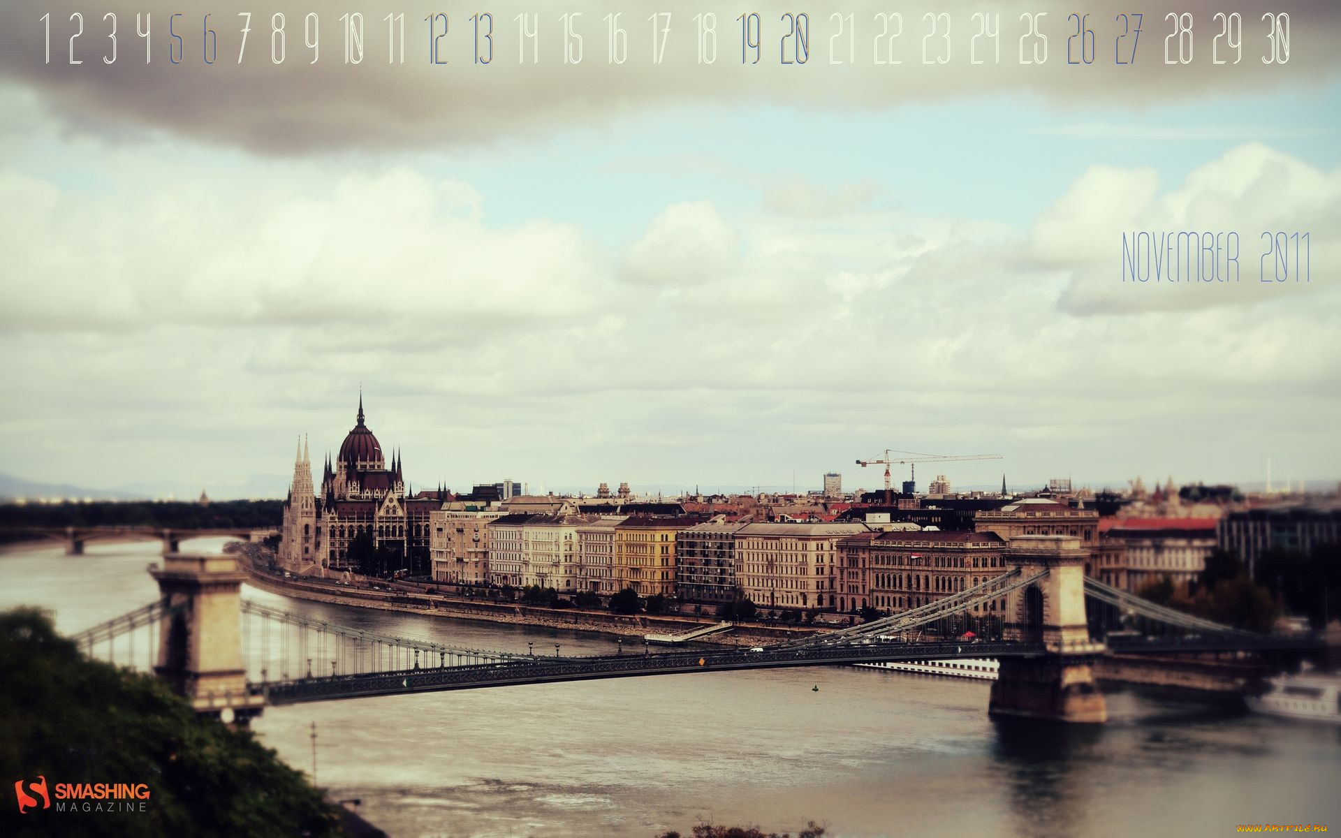 календари, города, парламент, будапешт, мост, река