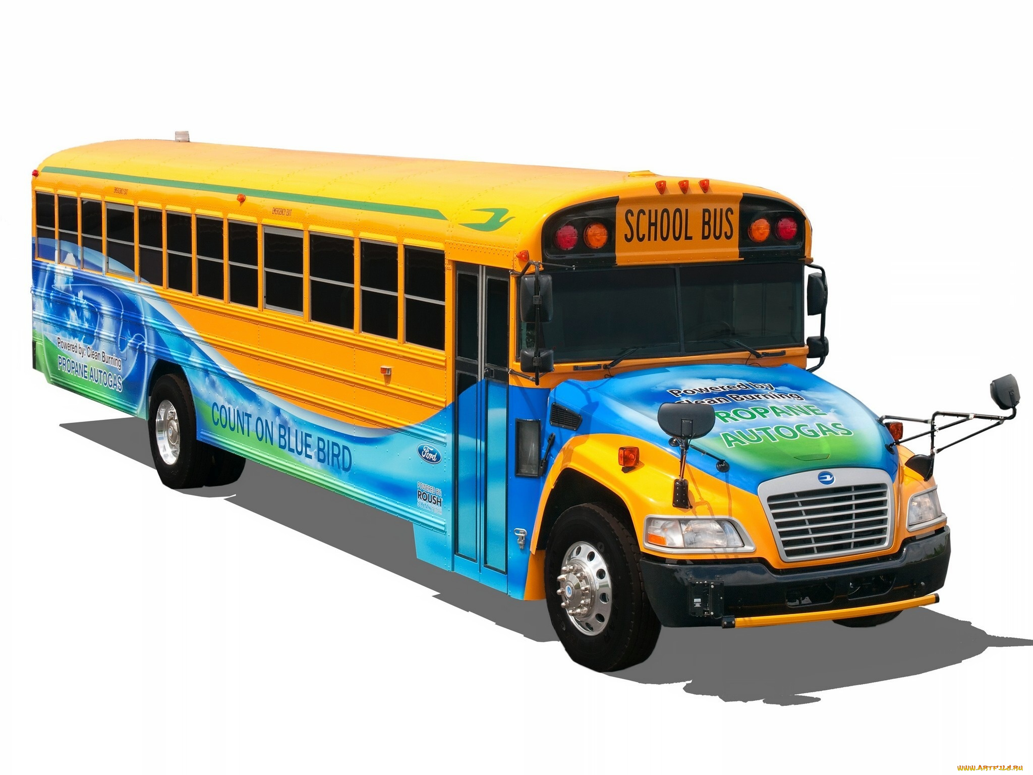 Включи машина автобус. Блуе Бирд автобус. Желто синий автобус. Машины автобусы. Автобус желтый.