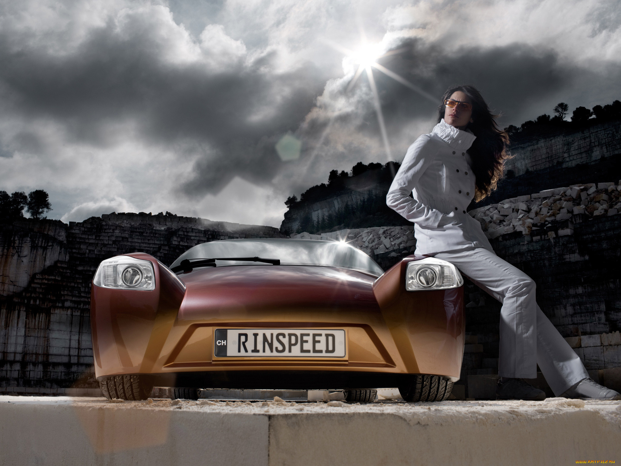 rinspeed, ichange, concept, 2009, автомобили, -авто, с, девушками, 2009, rinspeed, ichange, concept