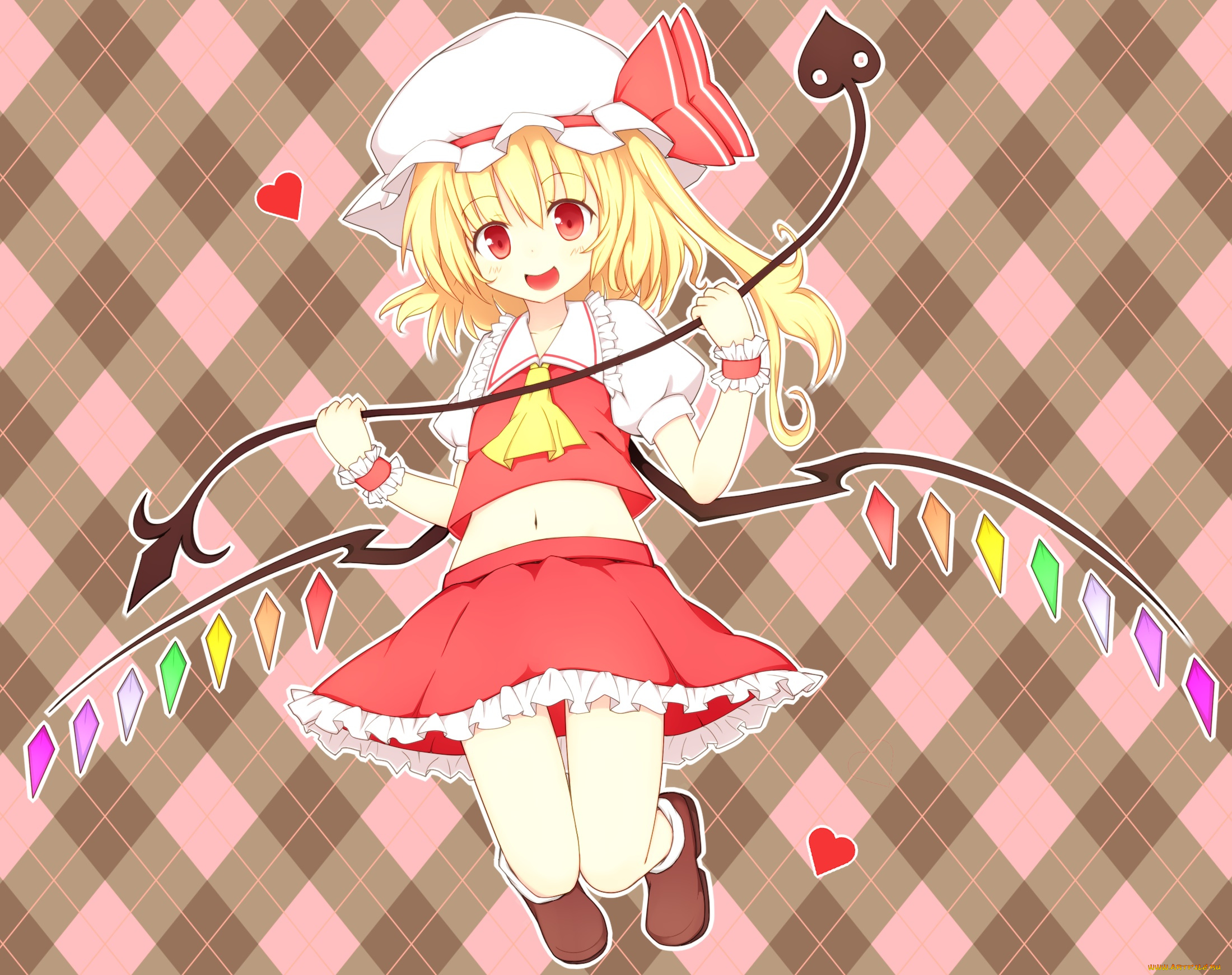 аниме, touhou, девушка, взгляд, фон