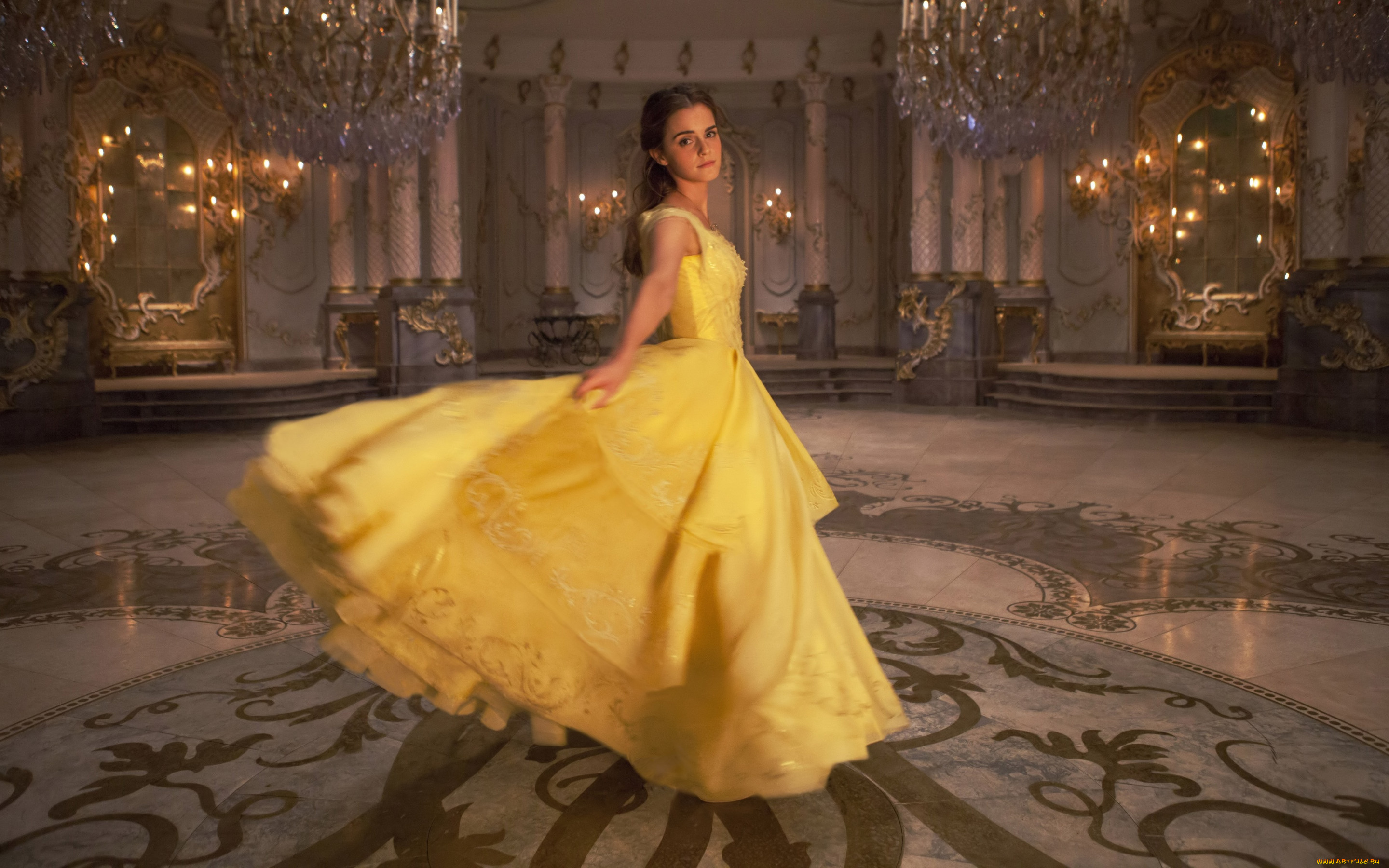 кино, фильмы, beauty, and, the, beast, beauty, and, the, beast, dress, movie, yellow, emma, watson, cinema, film, disney, fairy, tale