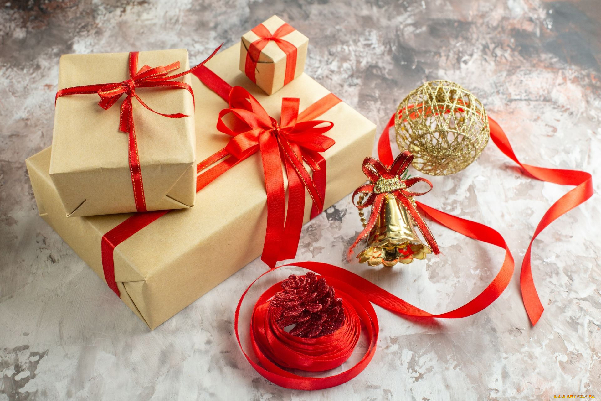 праздничные, подарки, и, коробочки, шарики, шишки, подарки, ленты, банты