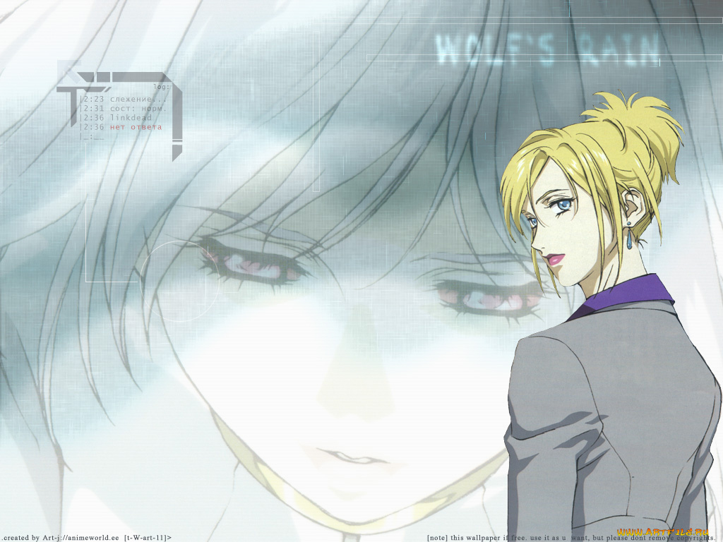 аниме, wolf`s, rain