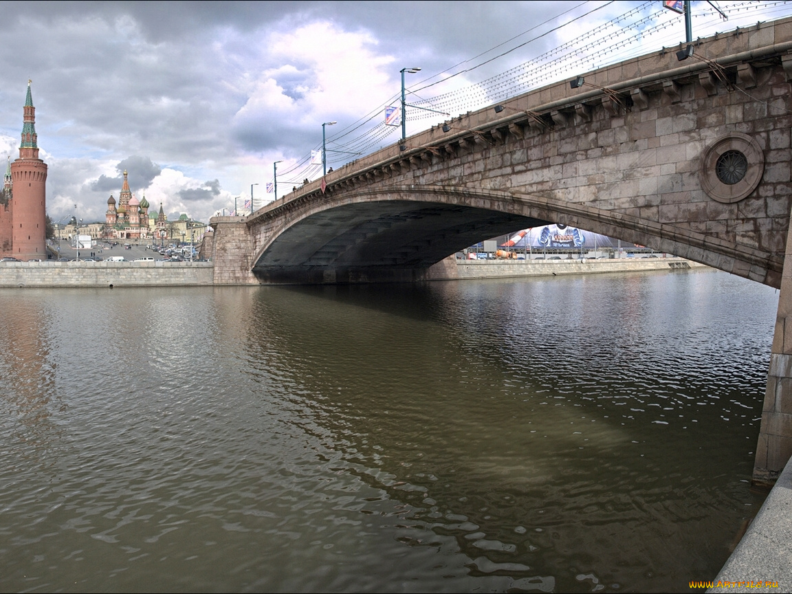 москварецкий, мост, города, москва, россия