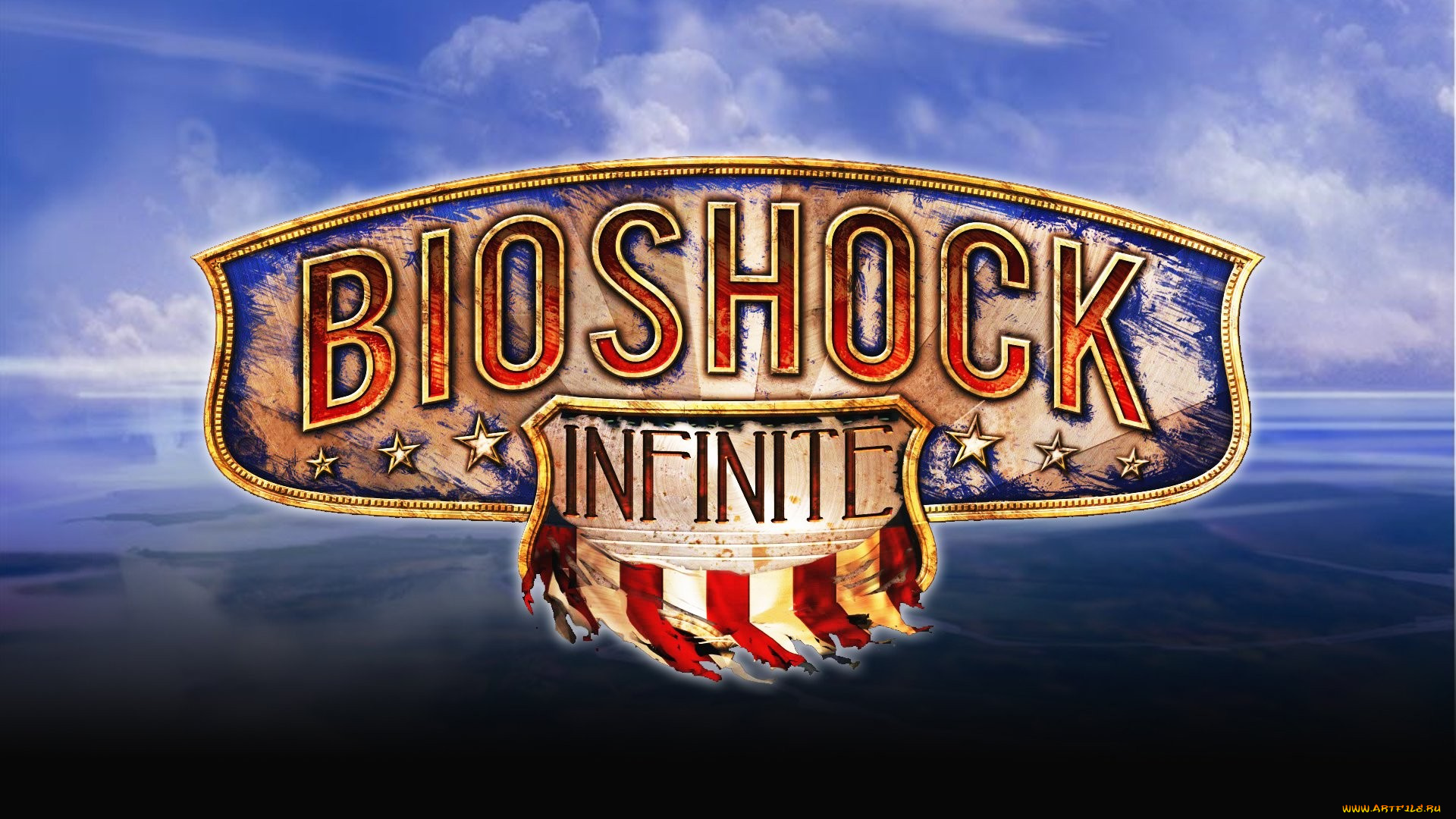 bioshock, infinite, видео, игры, биошок, игра, эмблема