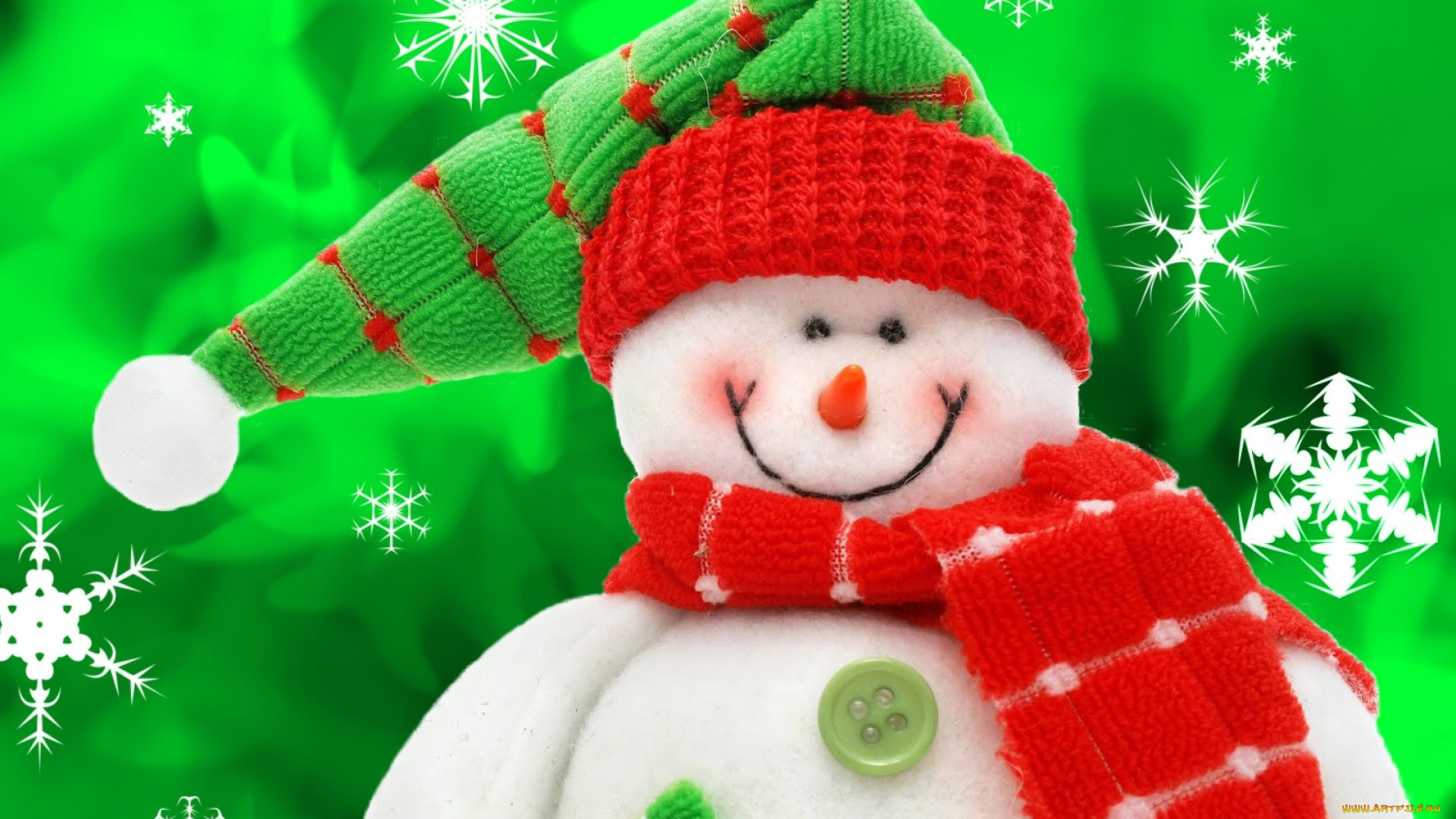 праздничные, снеговики, снеговик, пуговица, колпак, шарф, игрушка