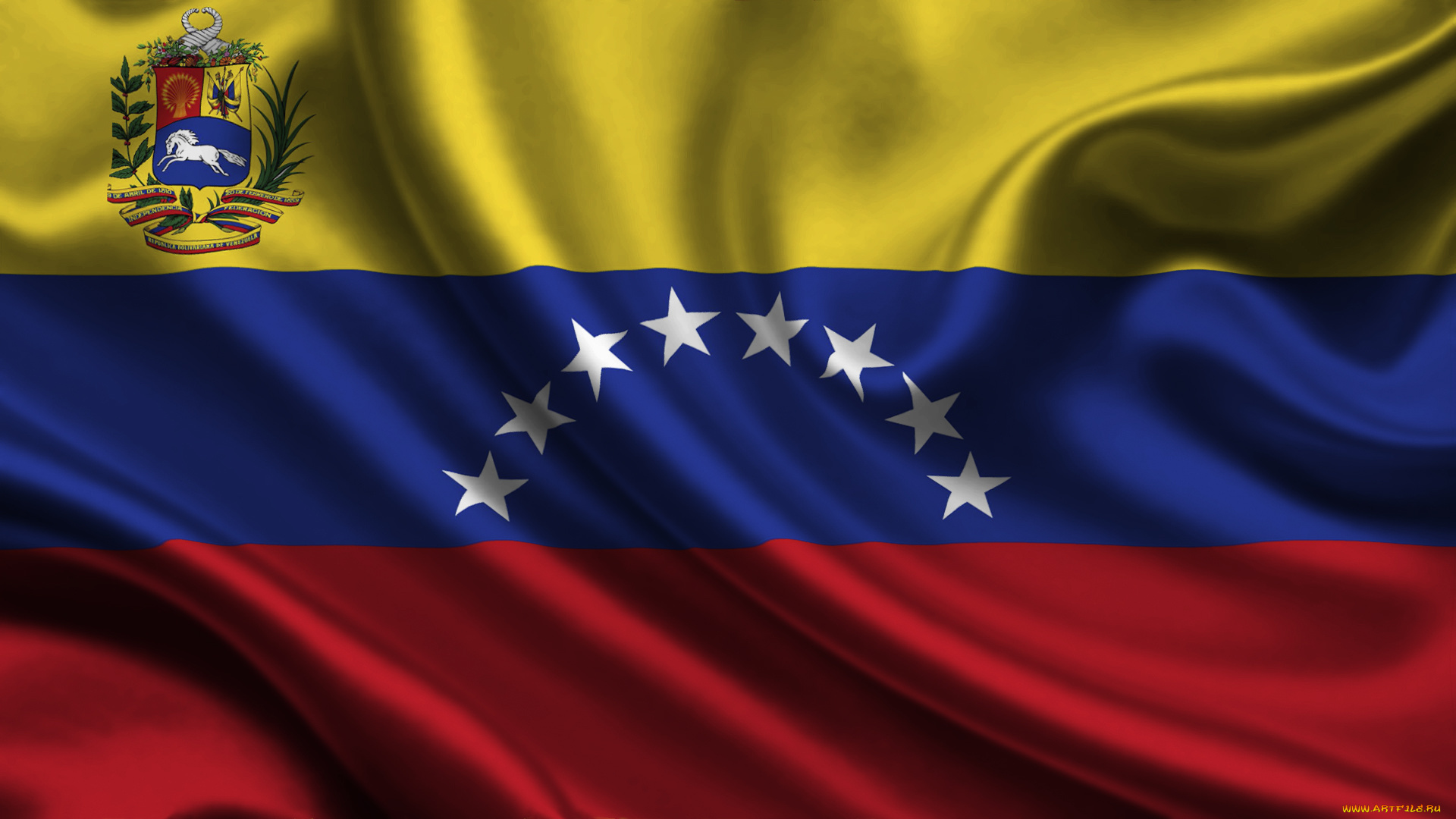 разное, флаги, гербы, венесуэла, flag, satin, venezuela