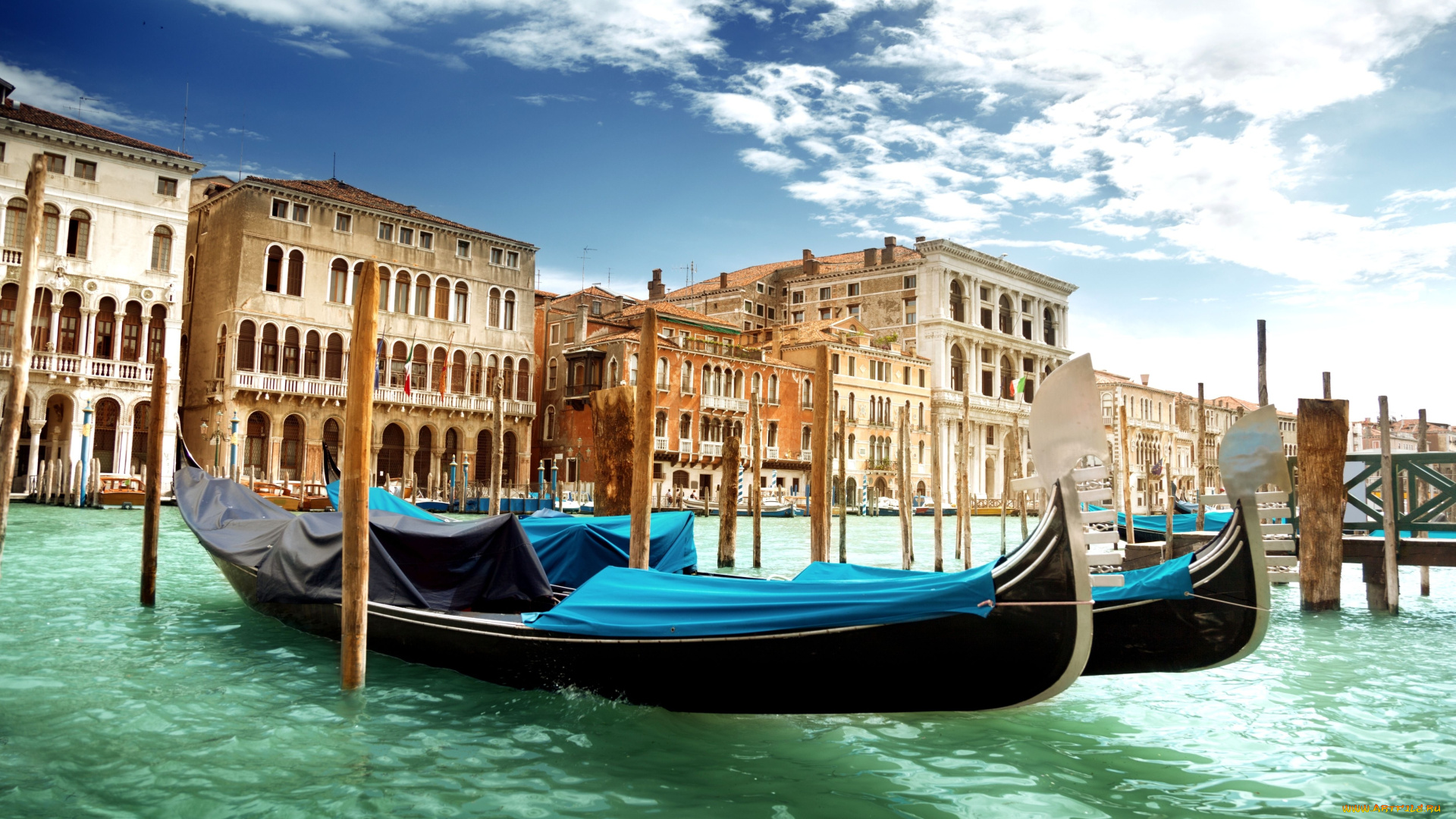 venice, italy, города, венеция, италия, гондолы, гранд-канал, canal, grande