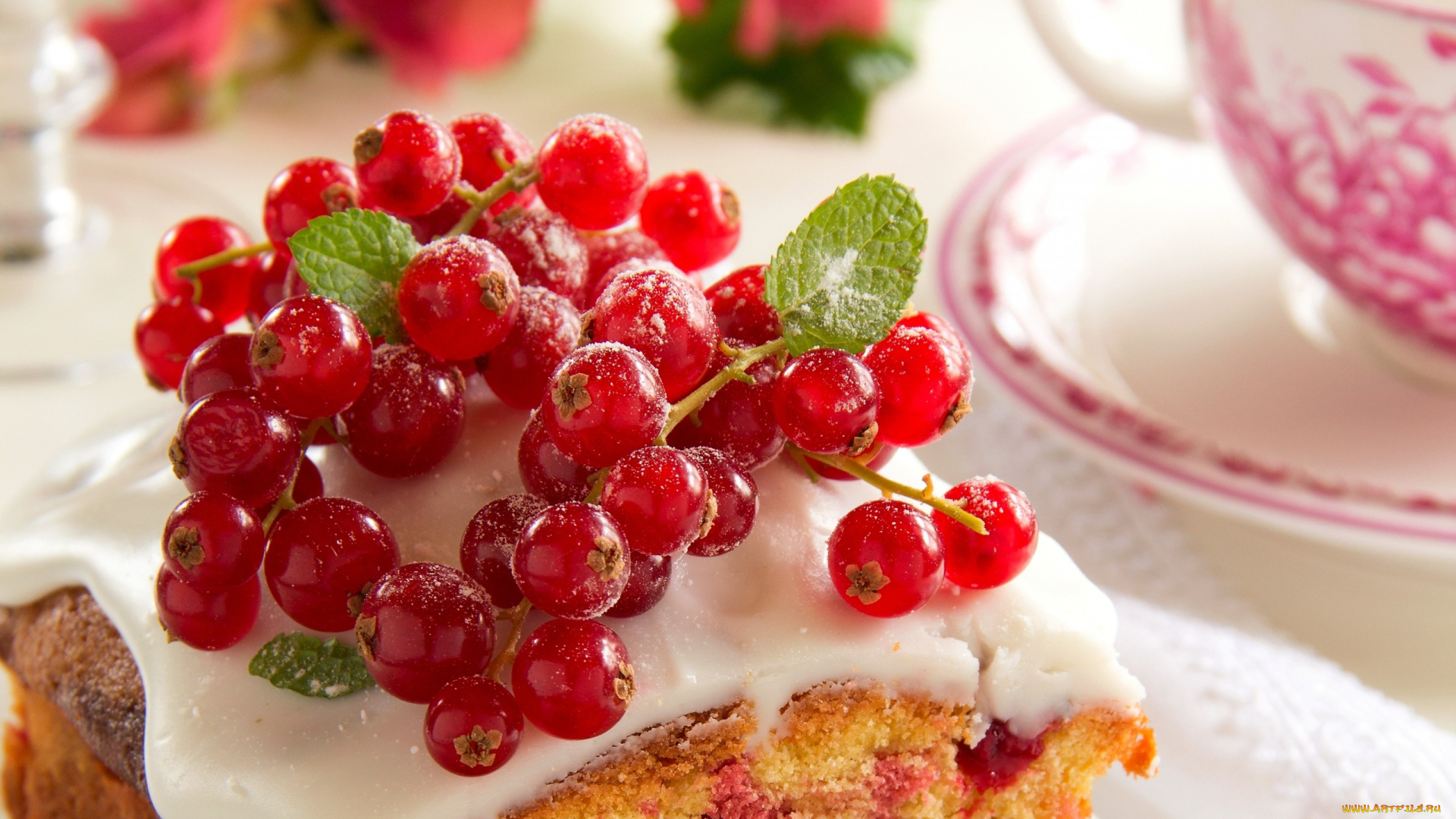 еда, пироги, чашка, торт, red, currant, cup, десерт, dessert, fruits, красная, смородина, food, cake, фрукты, сладкое, пирожное