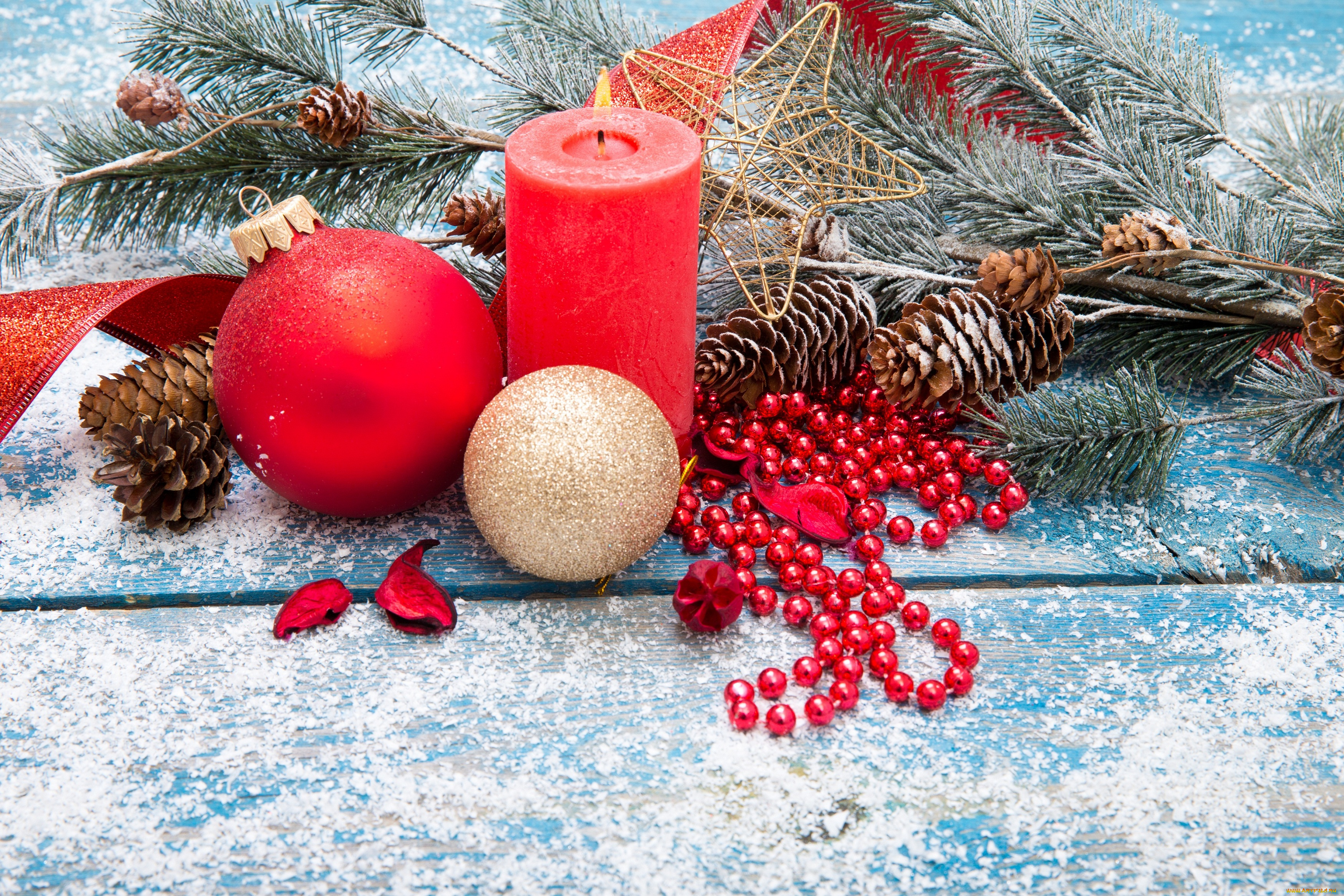 праздничные, новогодние, свечи, merry, christmas, new, year, decoration, новый, год, рождество, украшения, шары